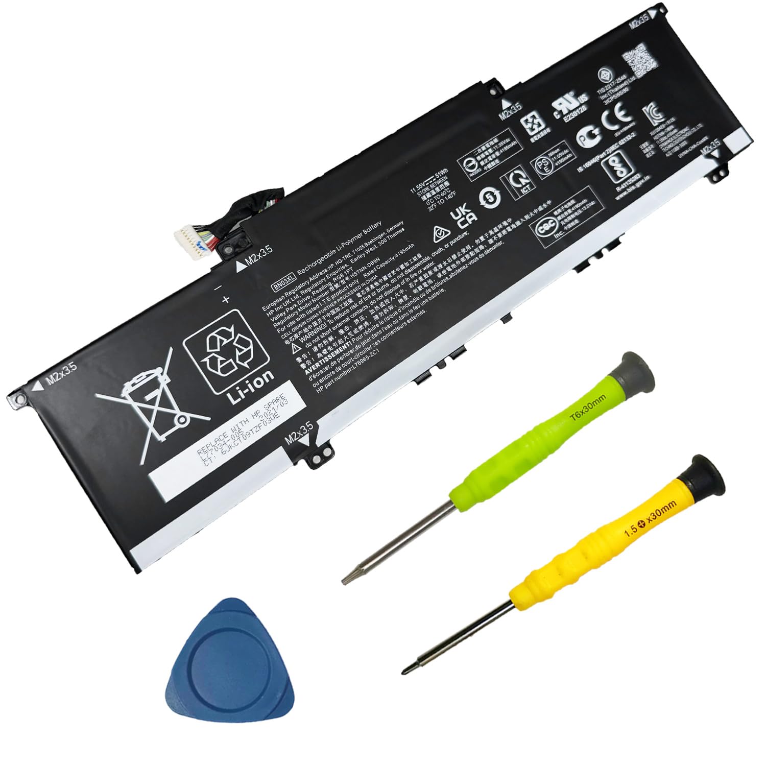 Sunnear Bn03Xl Laptop Battery Replacement For Hp Envy 13 13 Ba 13 Ar 13 Ay Envy X360 15 2020 15 Ed 15M Ee 15M Ee0013Dx 15M Ee002