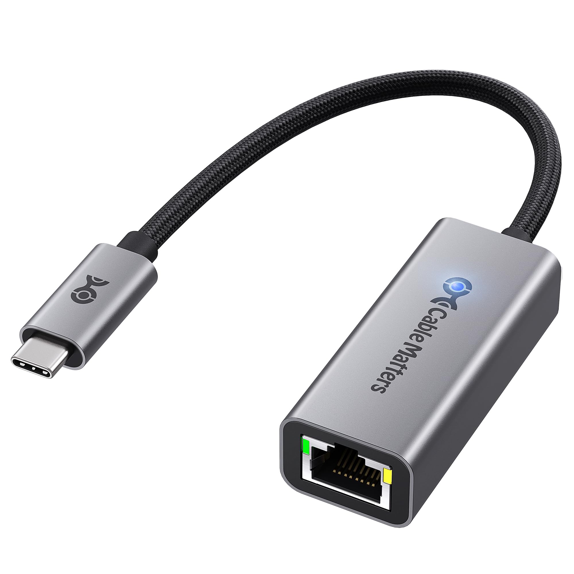Cable Matters USB C to 5Gb Ethernet Adapter, 5 Gigabit Ethernet to USB C