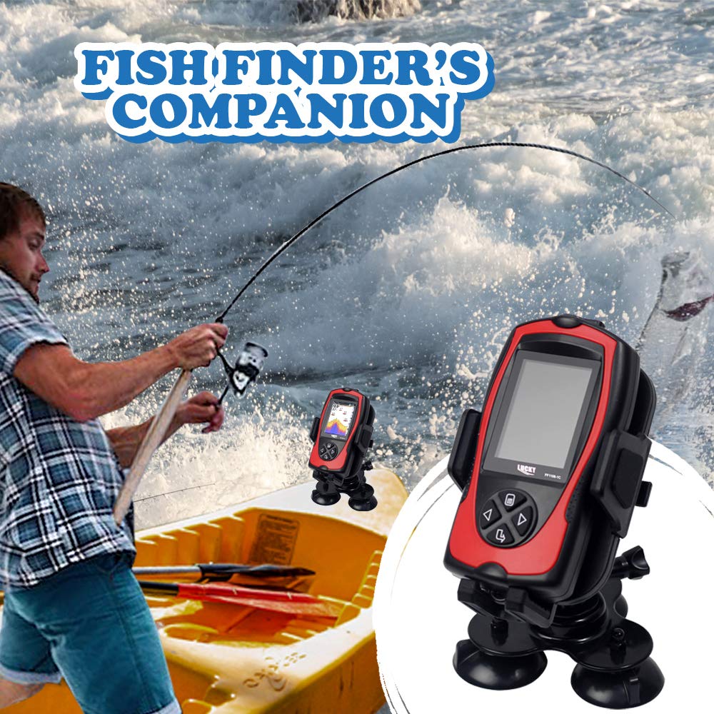 Luckylaker Strong Suction Phone Mount Base Universal Marine Electronic Mount Ball Kayak Fish Finder Holder Car Fishing For Truck