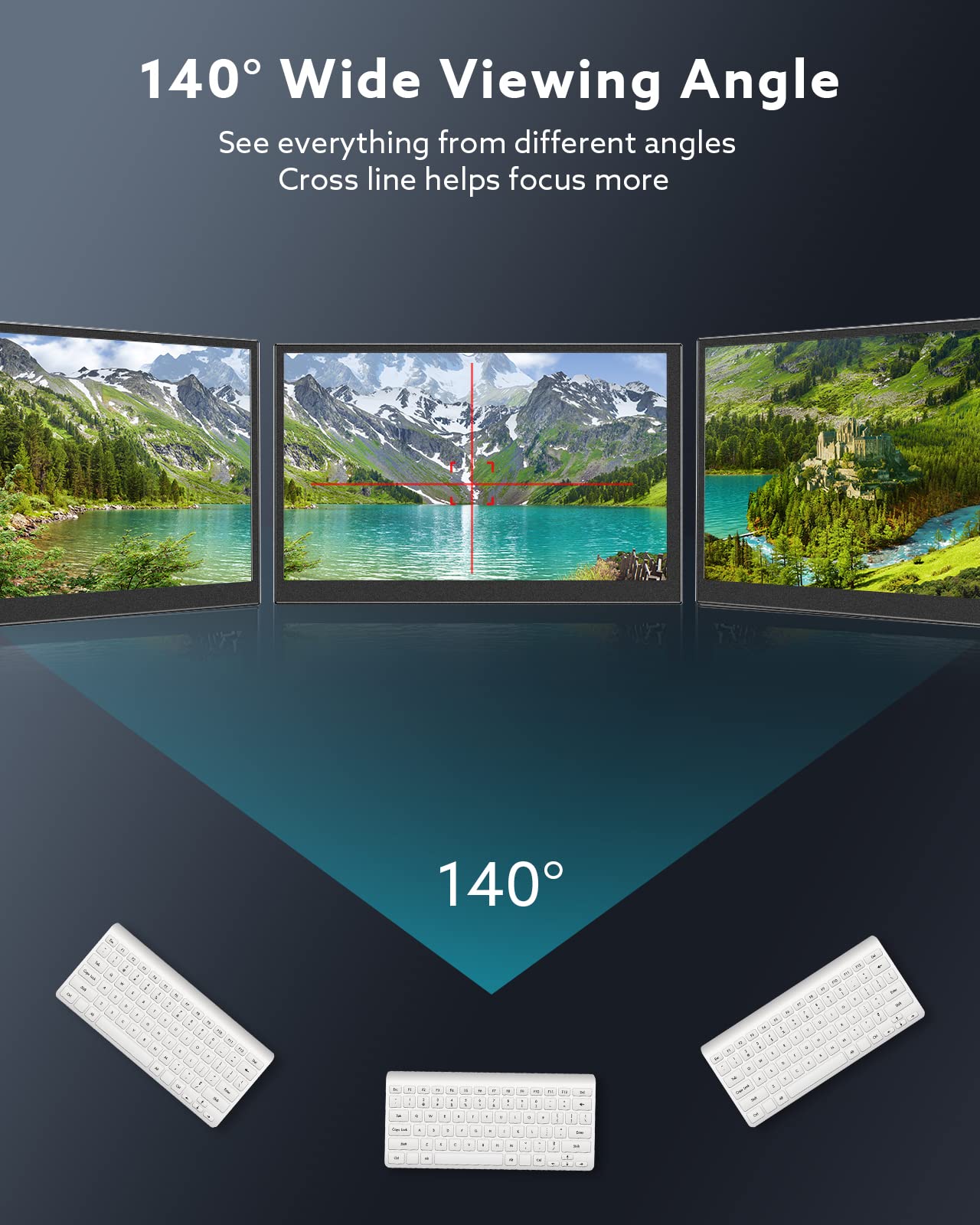 Eyoyo 7 Inch Small Mini Monitor 1024X600 Resolution Car Rear View Tft Lcd Screen Display With Hdmi/Vga/Av Video Input For Pc Dvd