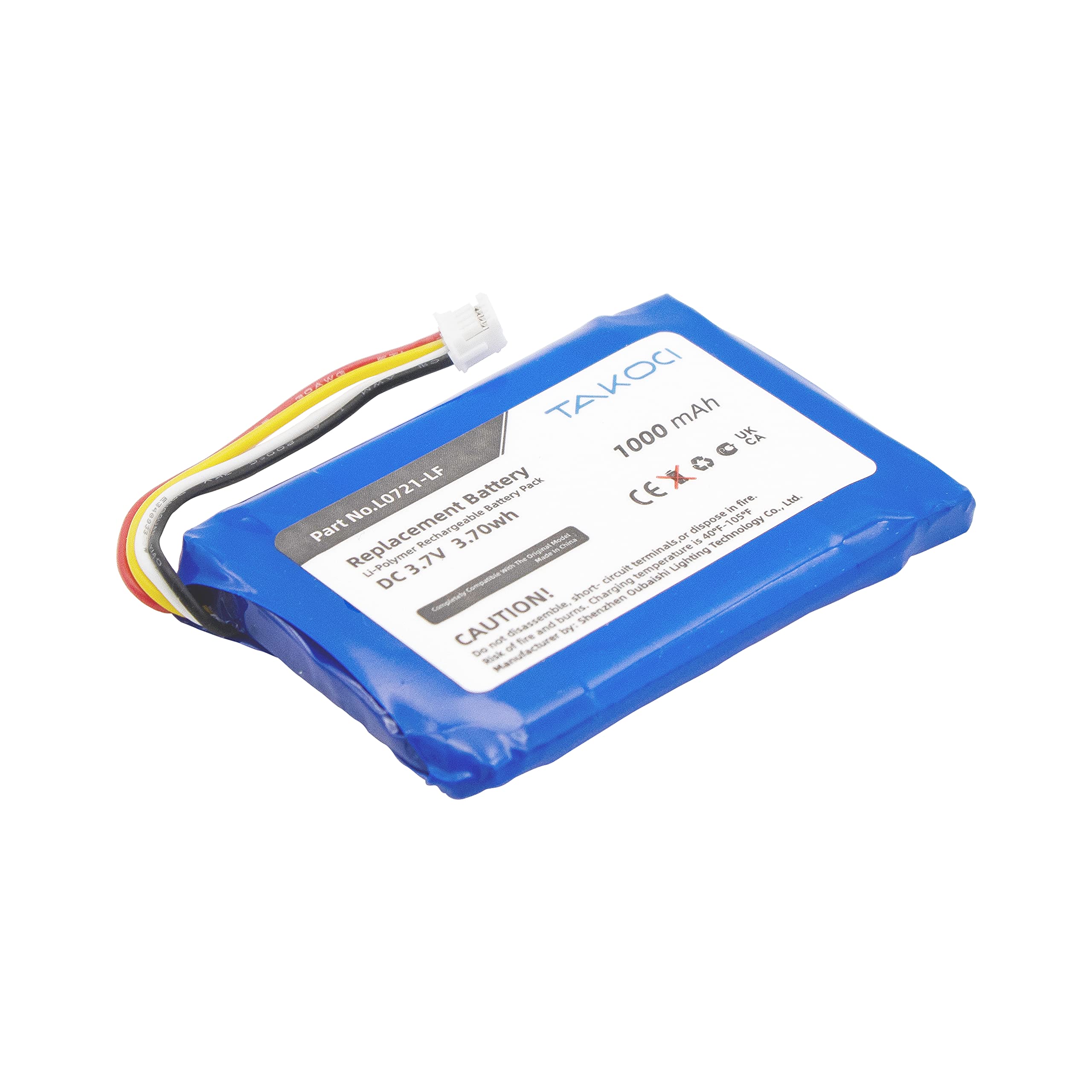 Takoci Replacement Battery For Jbl Clip 3, Clip 3An, Clip 3Sand, Fits L0721 Lf, 3.7V 1000Mah