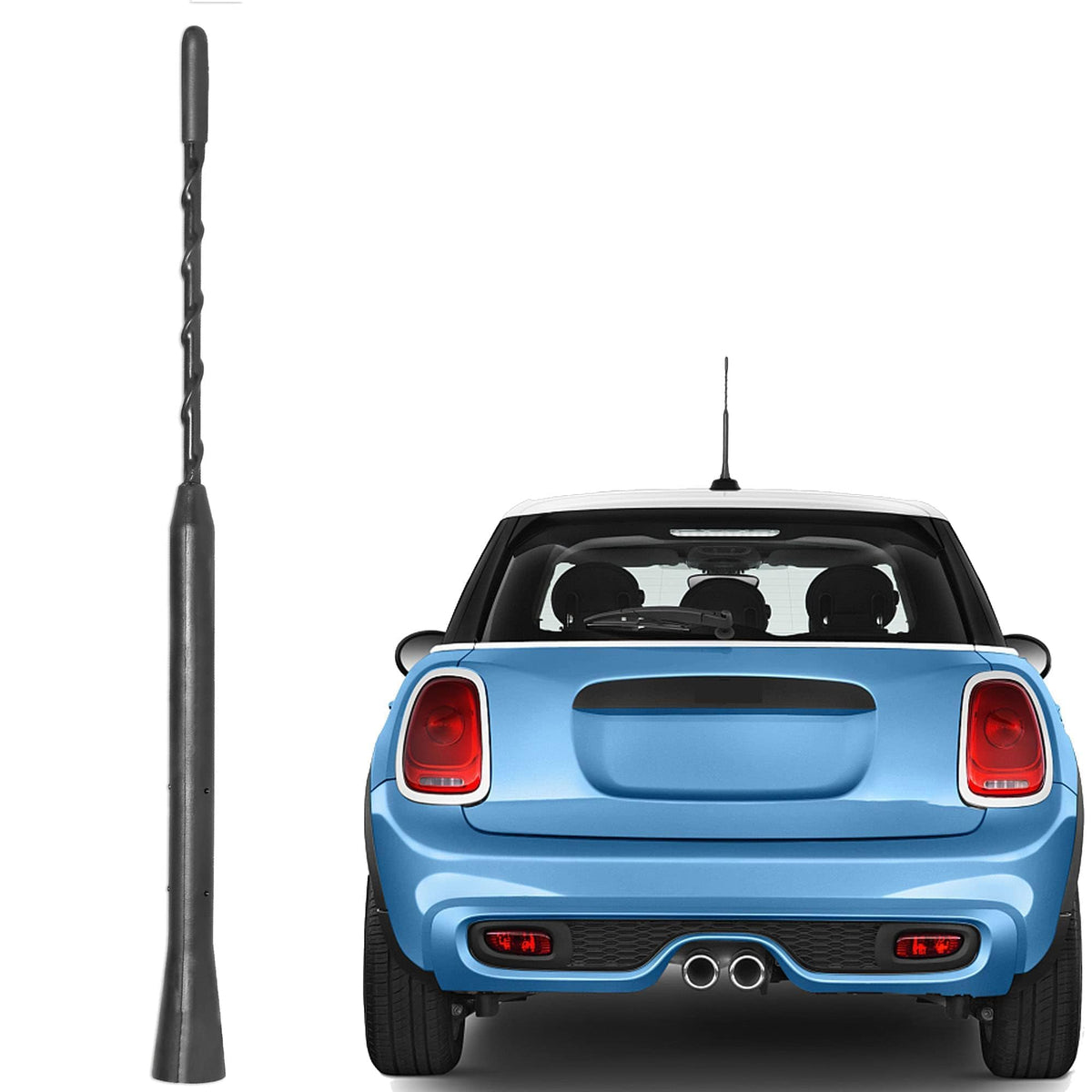 Anina 9 Inch For 1985 2022 Bwm Mini Cooper Z3 Z4 For Vw Golf Passat Rabbit Am Fm Roof Mount Vehicle, M4 M5 M6 Threaded Adapter
