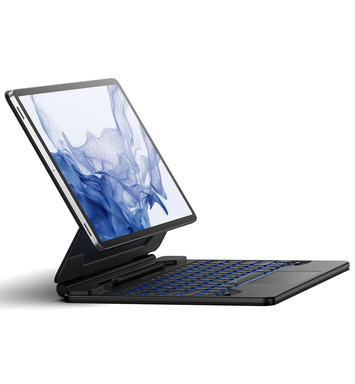 Dexnor Espaol  For Samsung Galaxy Tab S9+ Plus/S9 Fe+ Plus/S8+ Plus/S7+ Plus/S7 Fe Case With Keyboard 12.4'' Floating Cantilever