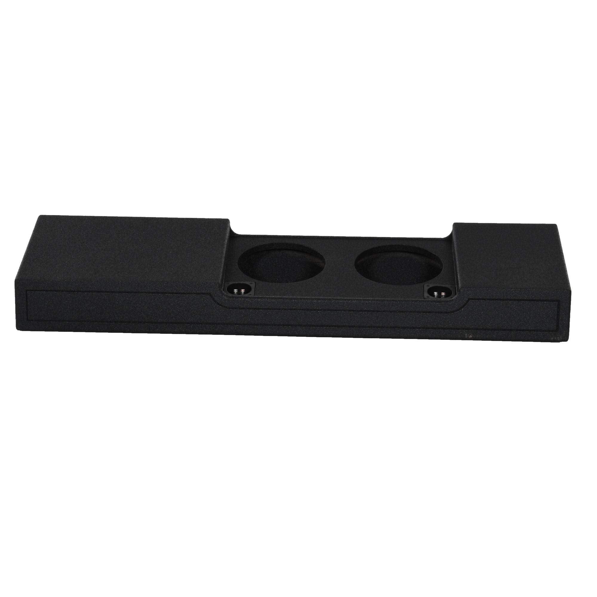 Qpower ''Qbomb'' Ford F Series Super Crew '09 '22 Dual 10'' Vented Empty Woofer Box