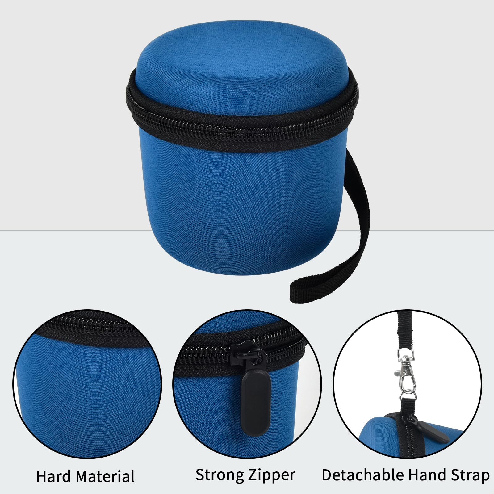 Hard Case Compatible With Wyklaus/ For Microtouch/ For Solimpia/ For Tustaw/ For Redbreak Titanium Head Shavers For Bald Men, Tr