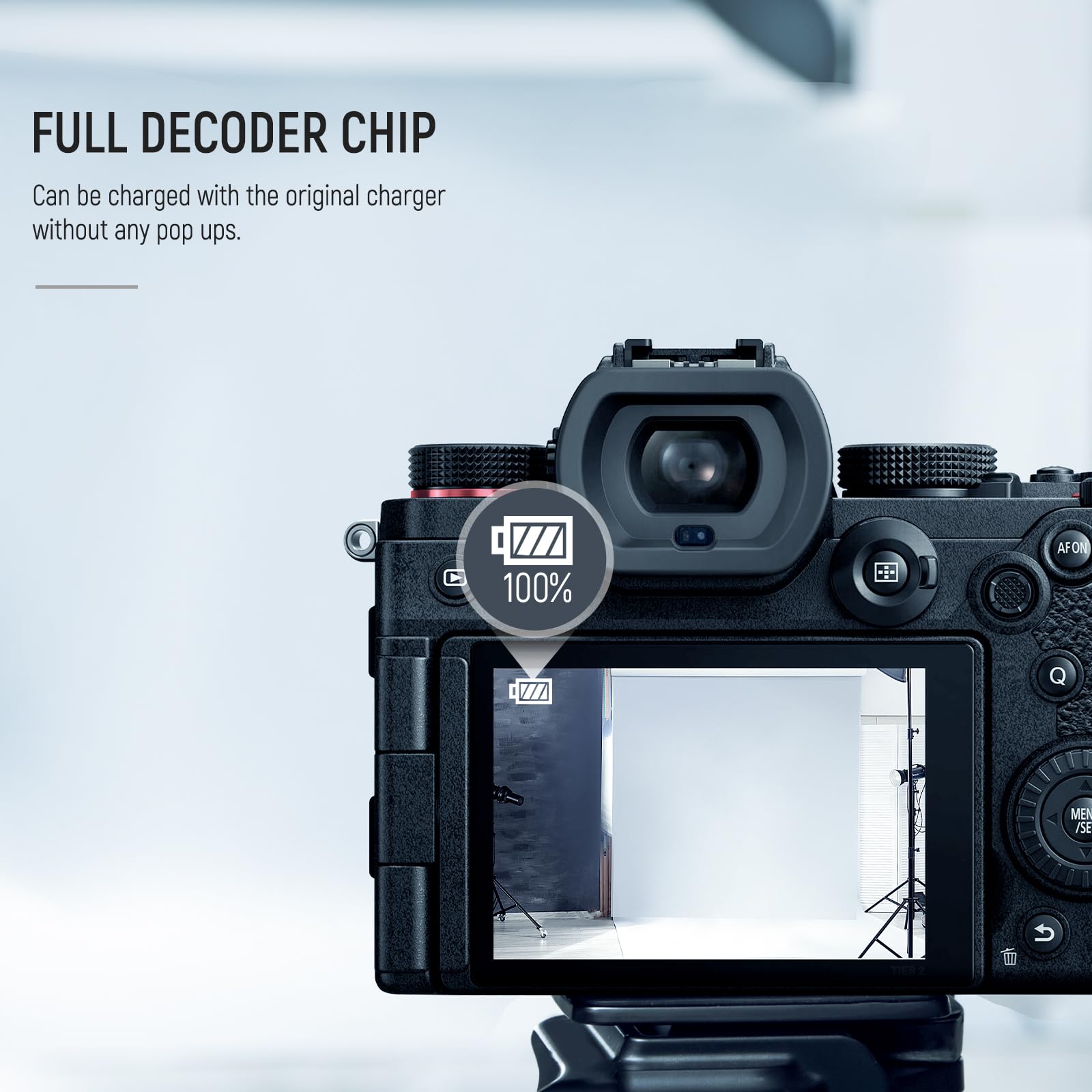 NEEWER DMW-BLK22 2400mAh Camera Battery and Dual USB Type C Charger Set for Panasonic Lumix DC-S5 S5II GH5II GH6