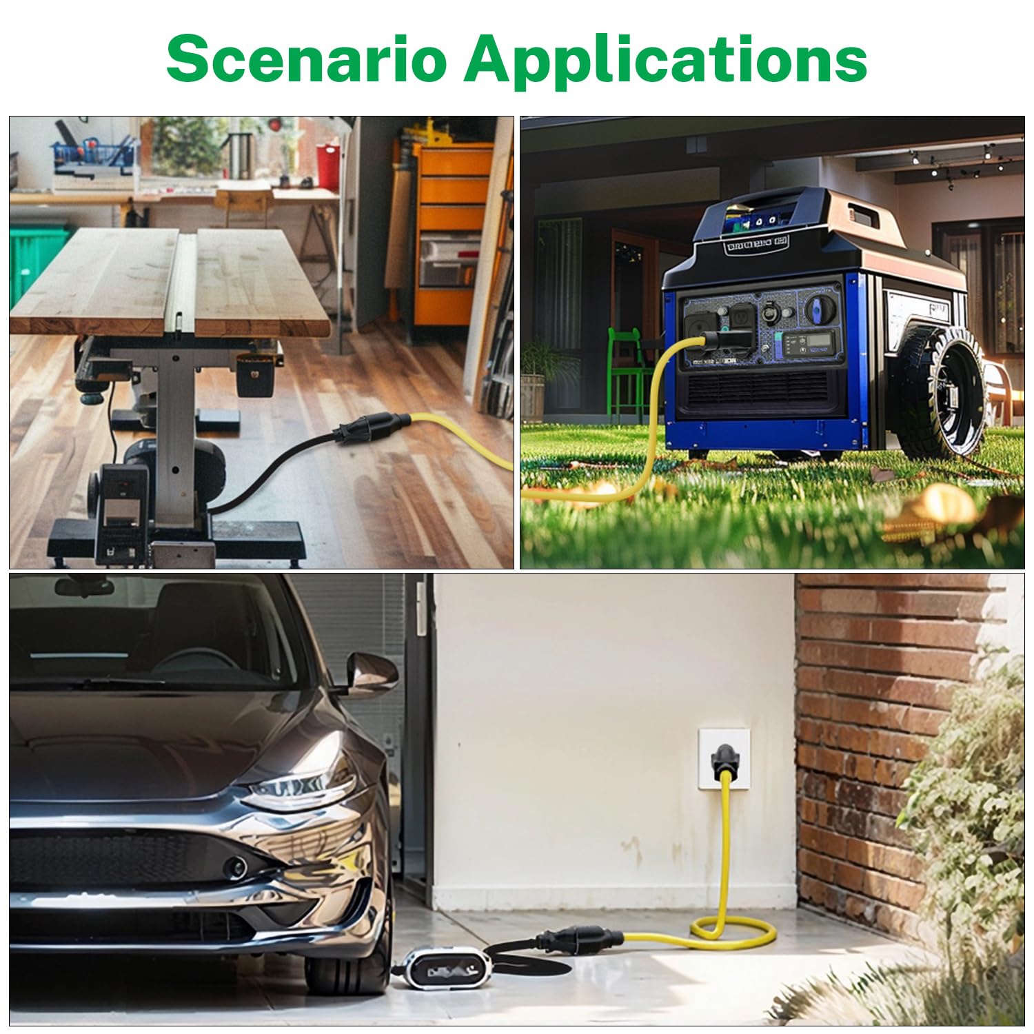 Firmerst Nema 5 20 Outdoor Extension Cord 20 Amp 30 Feet 125V