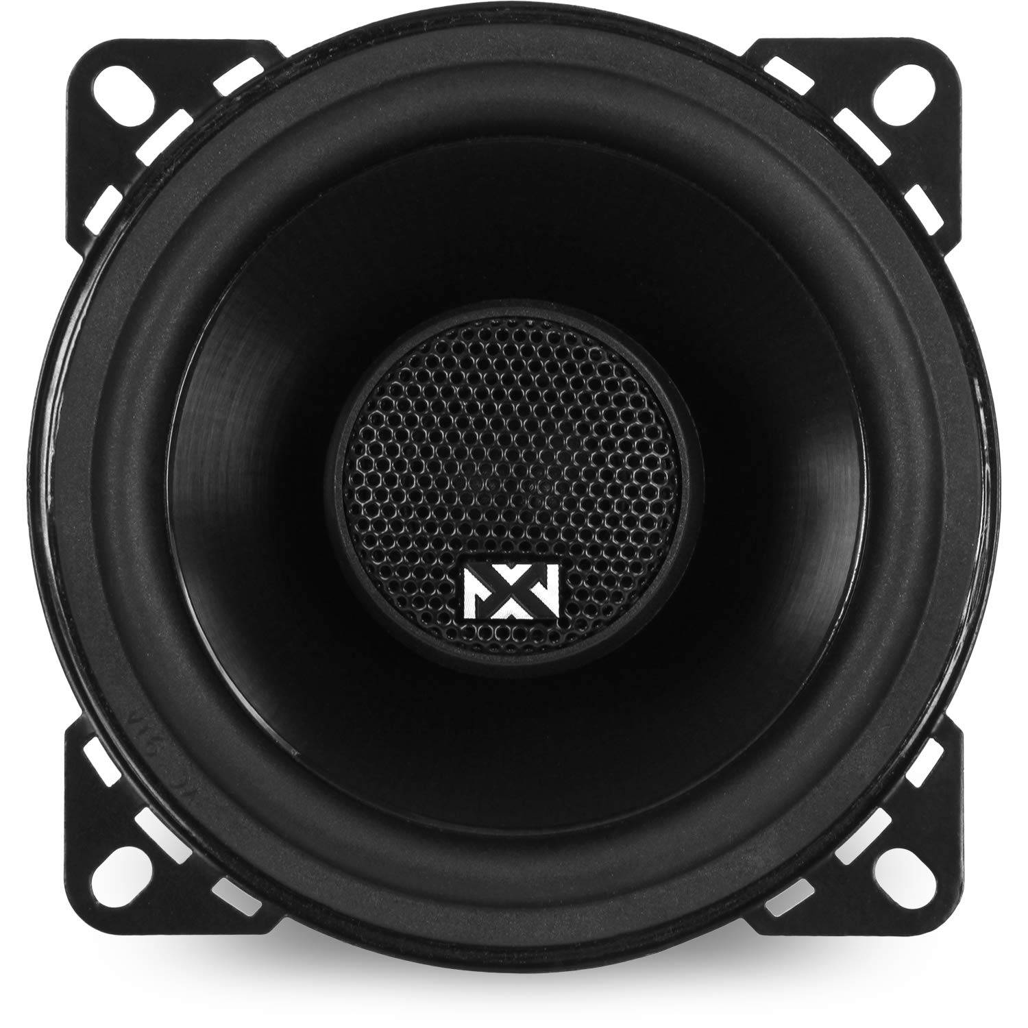 Nvx Vsp4 4'' Premium Car Speakers, 450W Max, 150W Rms, 2 Way Coaxial W/ 1'' Silk Dome Tweeters & Built In X Overs, Easy To Insta