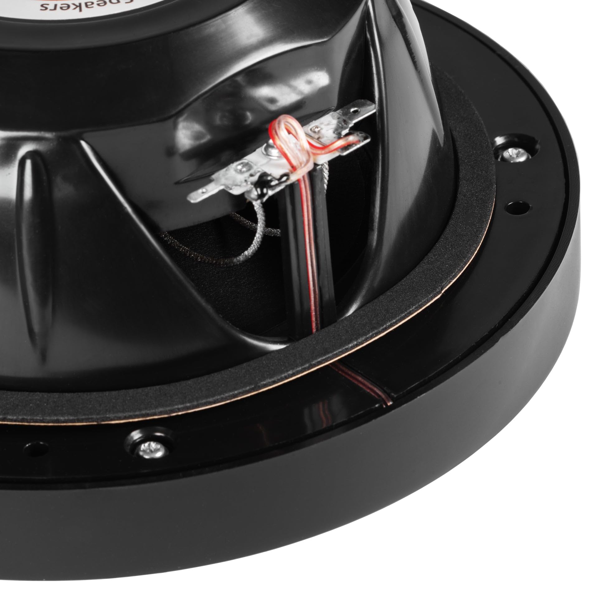 Belva Bbms65B 400W Peak (200W Rms) 6.5'' 2 Way Black Coaxial Marine Speakers For Boats/Atv/Utv/Sxs/Powersport