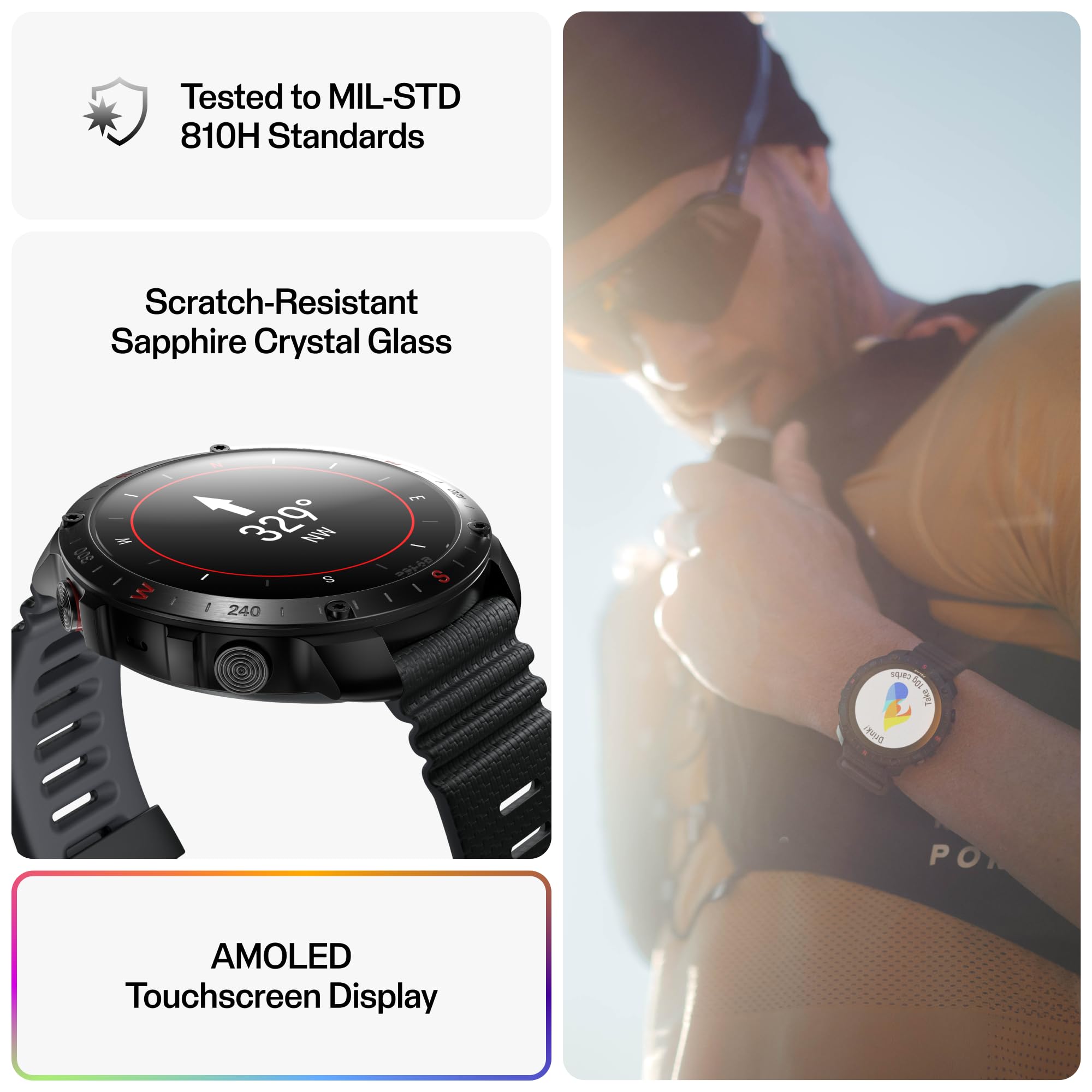 Polar Grit X2 Pro Premium Gps Smart Sports Watch - Ultimate Outdoor Adventure Watch With Rugged Design, Advanced Navigation, Spo