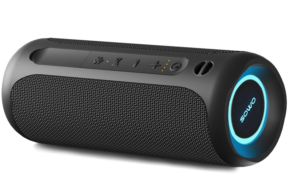 Portable Speaker, Wireless Bluetooth Speaker, Ipx7 Waterproof, 25W Loud Stereo Sound, Bassboom Technology, Tws Pairing, Built In