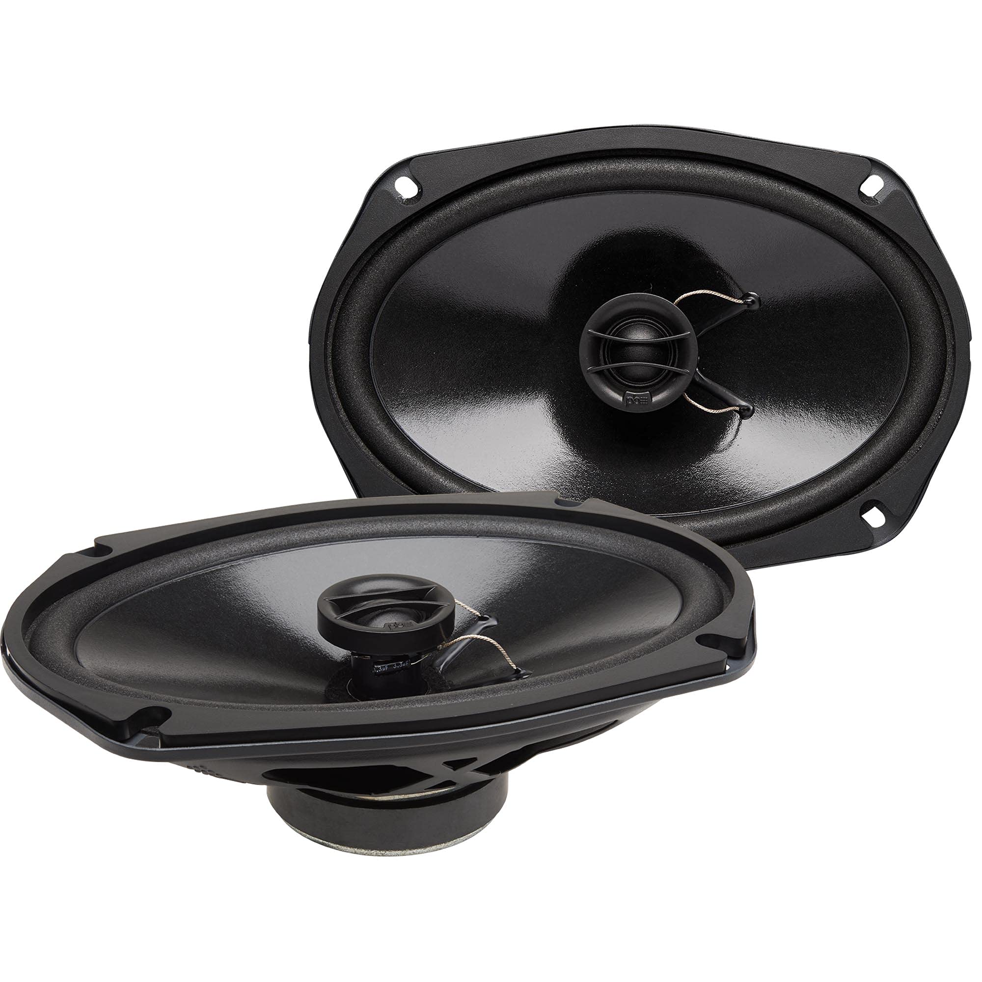 Powerbass S 6902T 6 X 9 Thin Mount Coaxial Oem Speakers, Set Of 2 (S6902T)