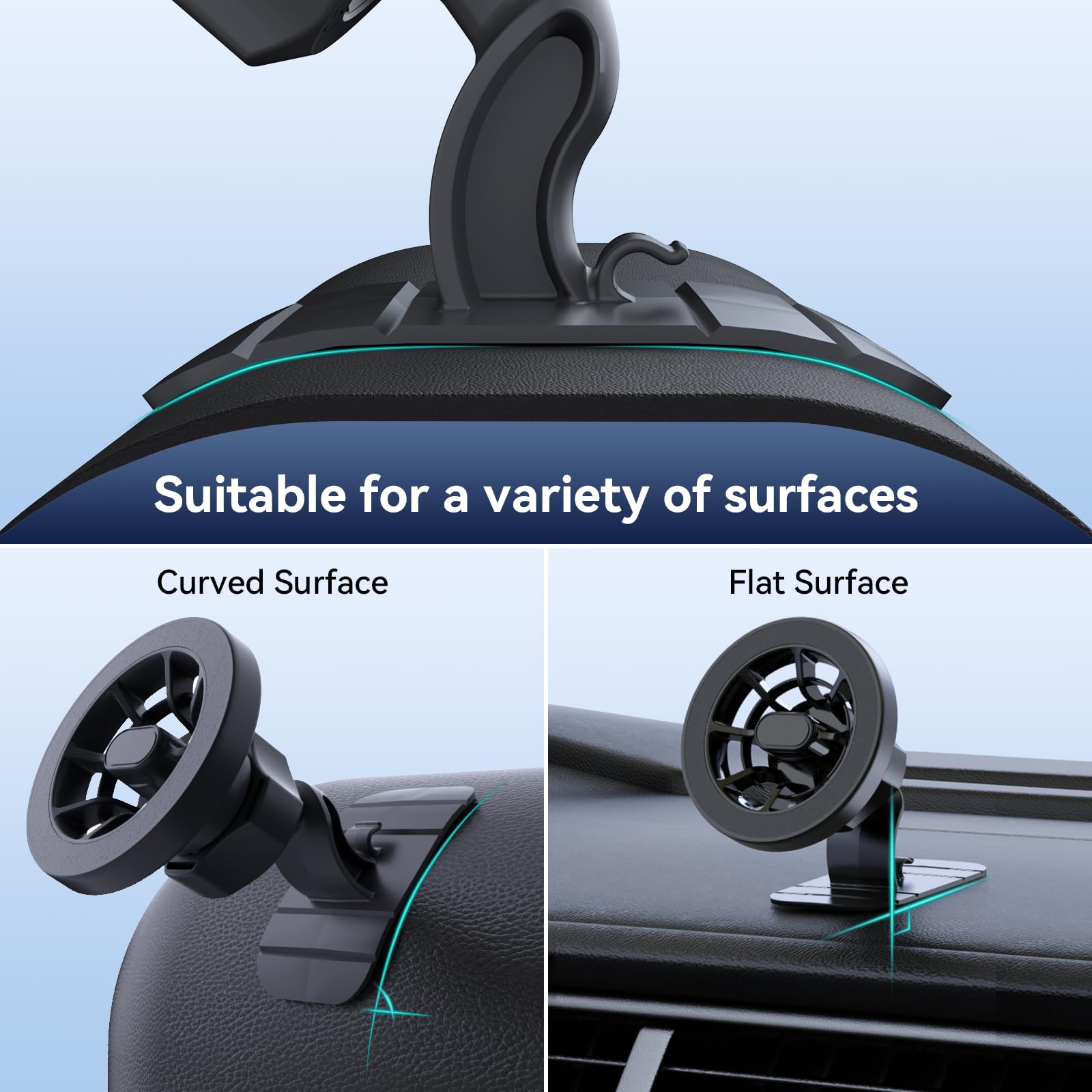 For Magsafe Car Mount, [Strong Magnets] Magnetic Phone Holder For Car Phone Holder Mount Dash Vent [360 Rotation]Iphone Car Moun