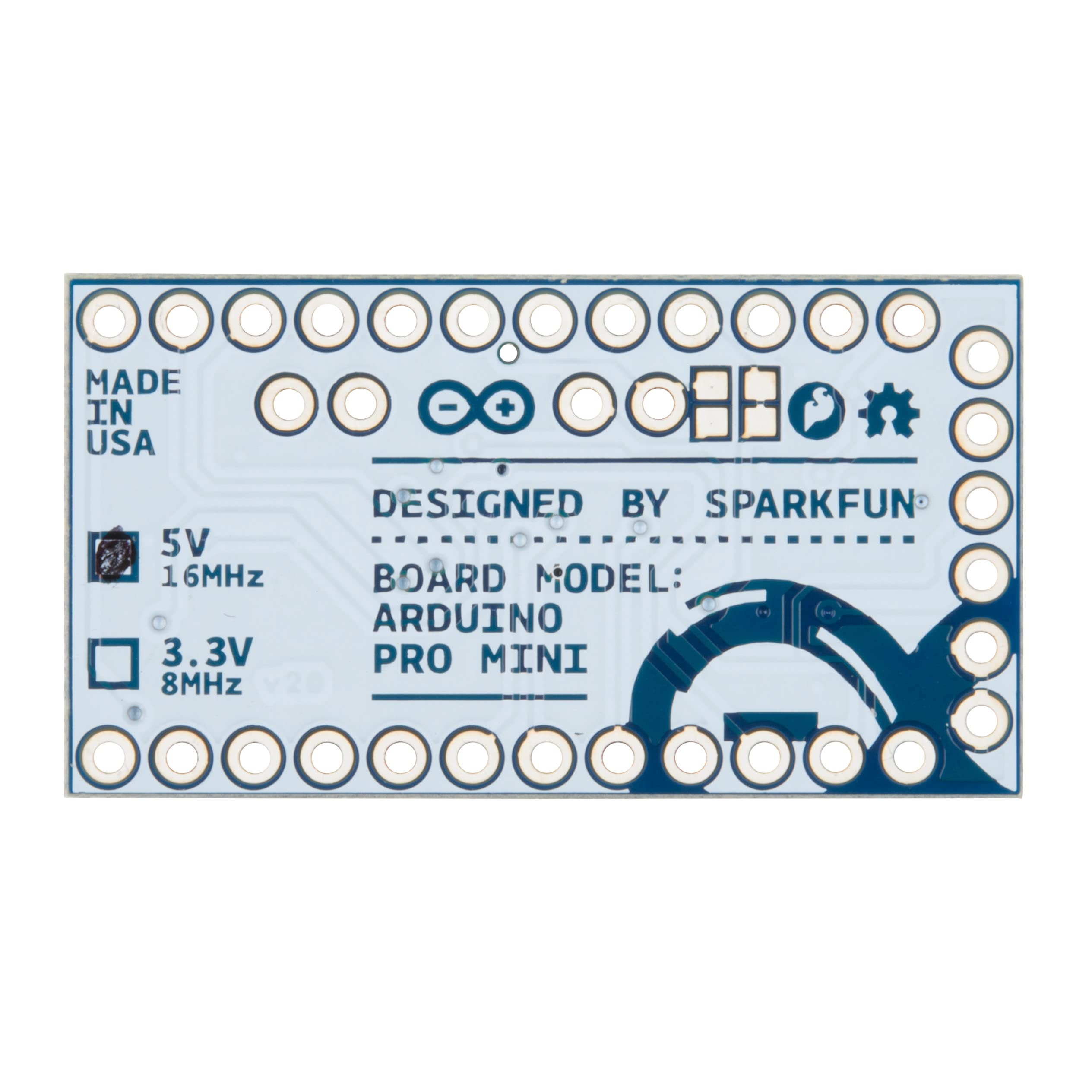 Sparkfun Pro Mini Atmega328 5V/16Mhz Development Board Compatible With Arduino Boards And Ide