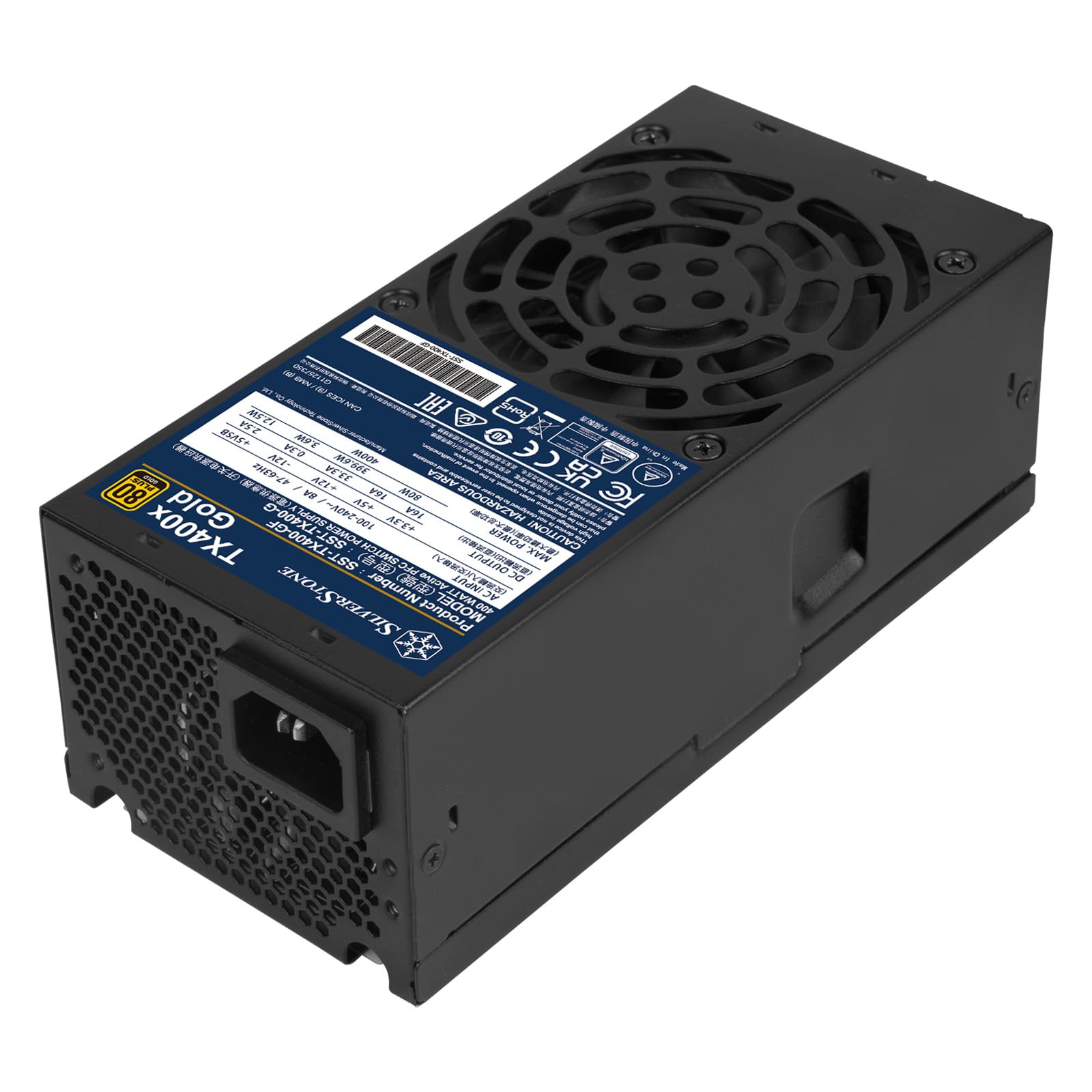 Silverstone Technology TX300VT, 300W Fixed Cable TFX Power Supply 80 Plus Bronze SSTTX300VT