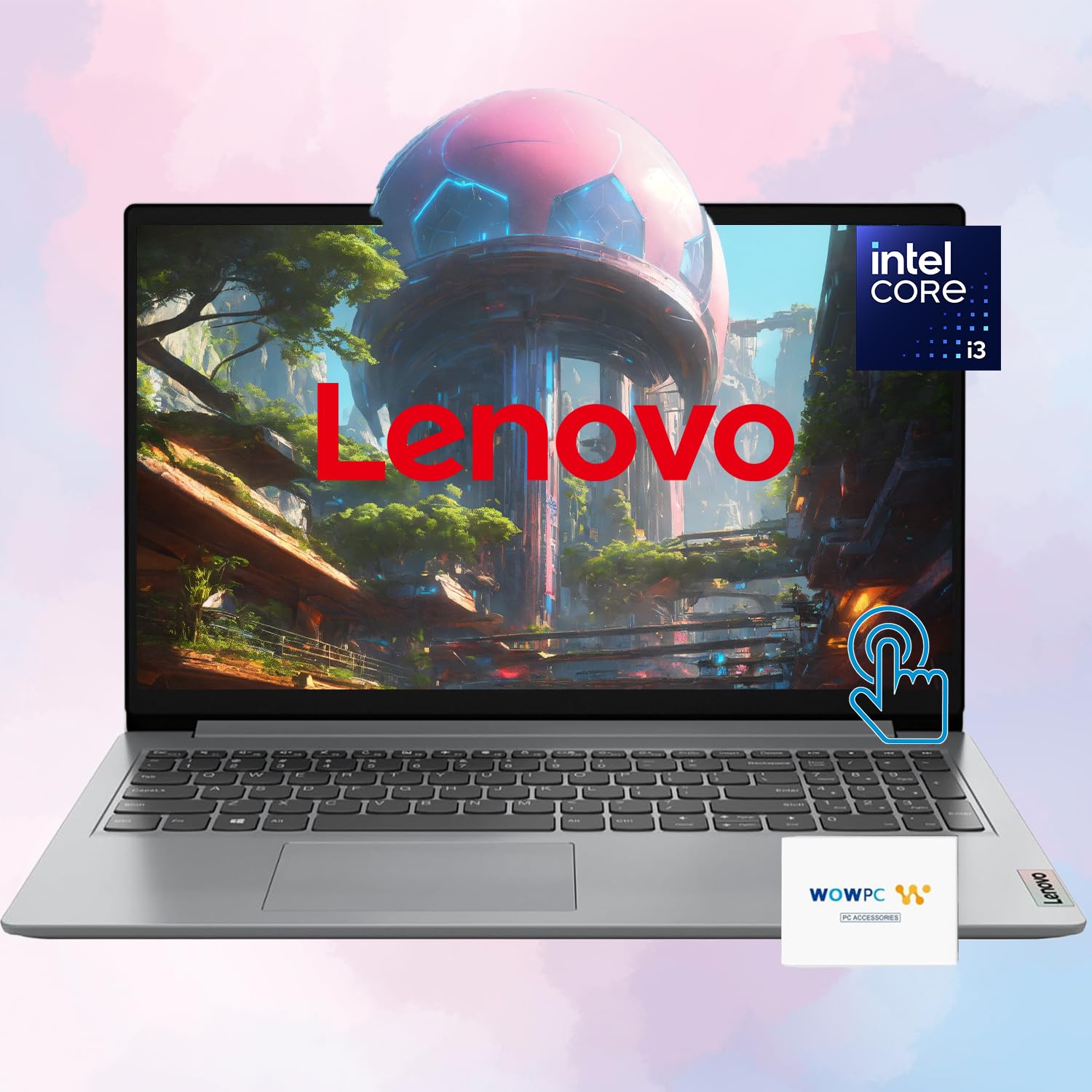 Lenovo 15.6 IdeaPad | 40GB RAM | 1TB Storage (512GB SSD & 512GB External Storage) | FHD Touchscreen | Intel i3 6-Core Processor 