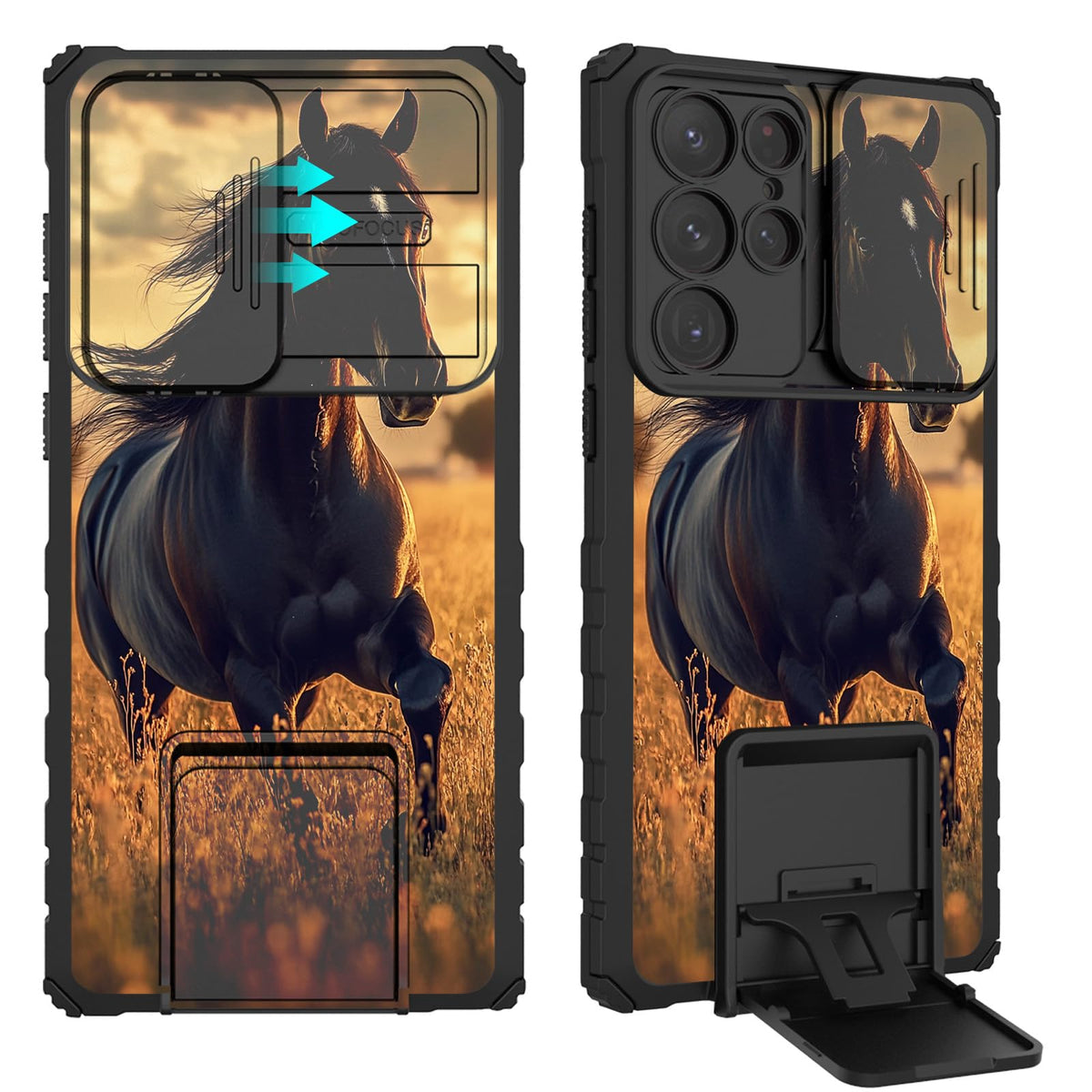 Phone Case For Samsung Galaxy S25 Ultra 5G 6.8'', With Slide Camera Cover Galaxy S25 Ultra 5G Case, Slim Shockproof Hard Protect