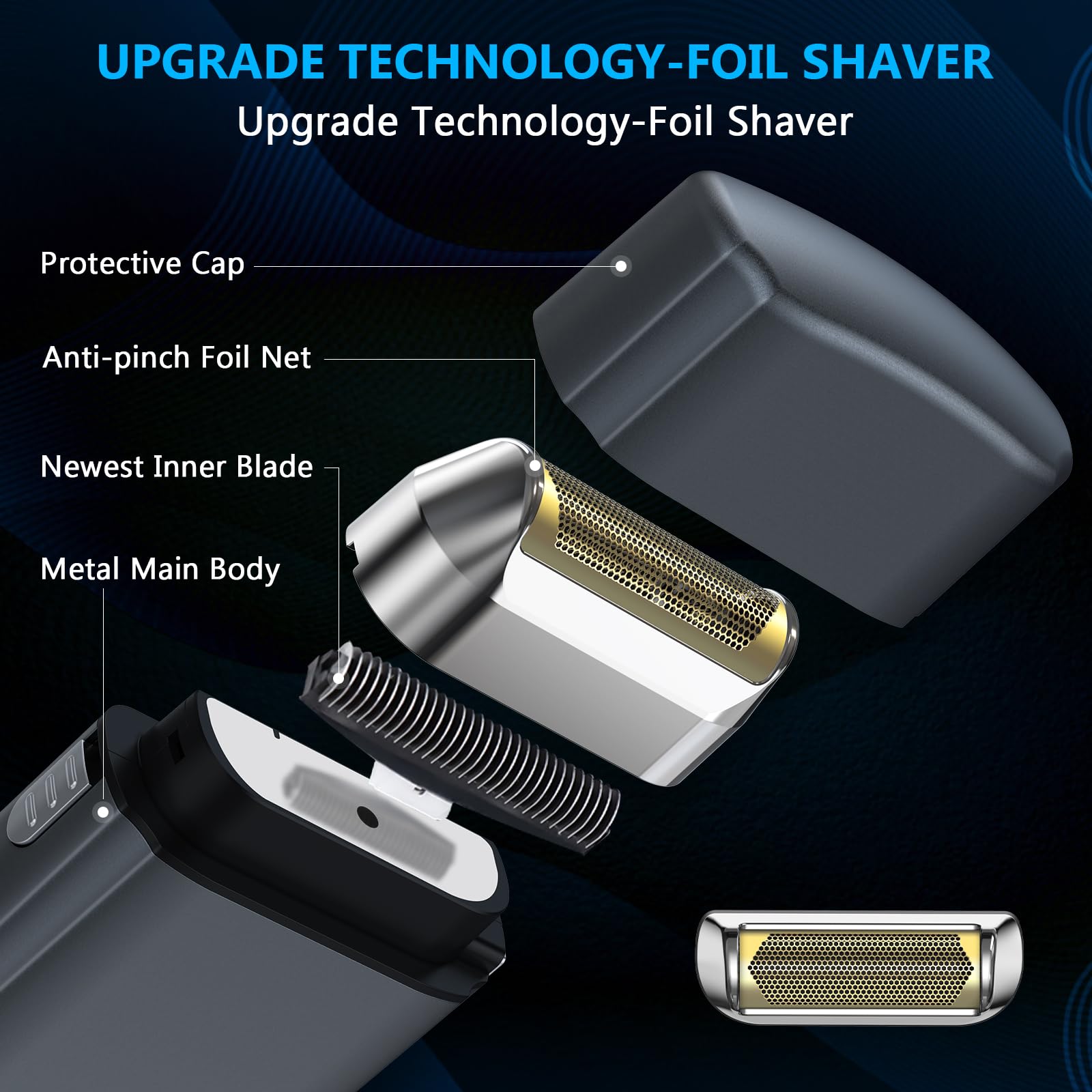 Mini Shaver Portable Electric Razor For Men Auxiliary Spare Shaver For Touch Up Pocket Size Razors Rechargeable, Shavers For Car