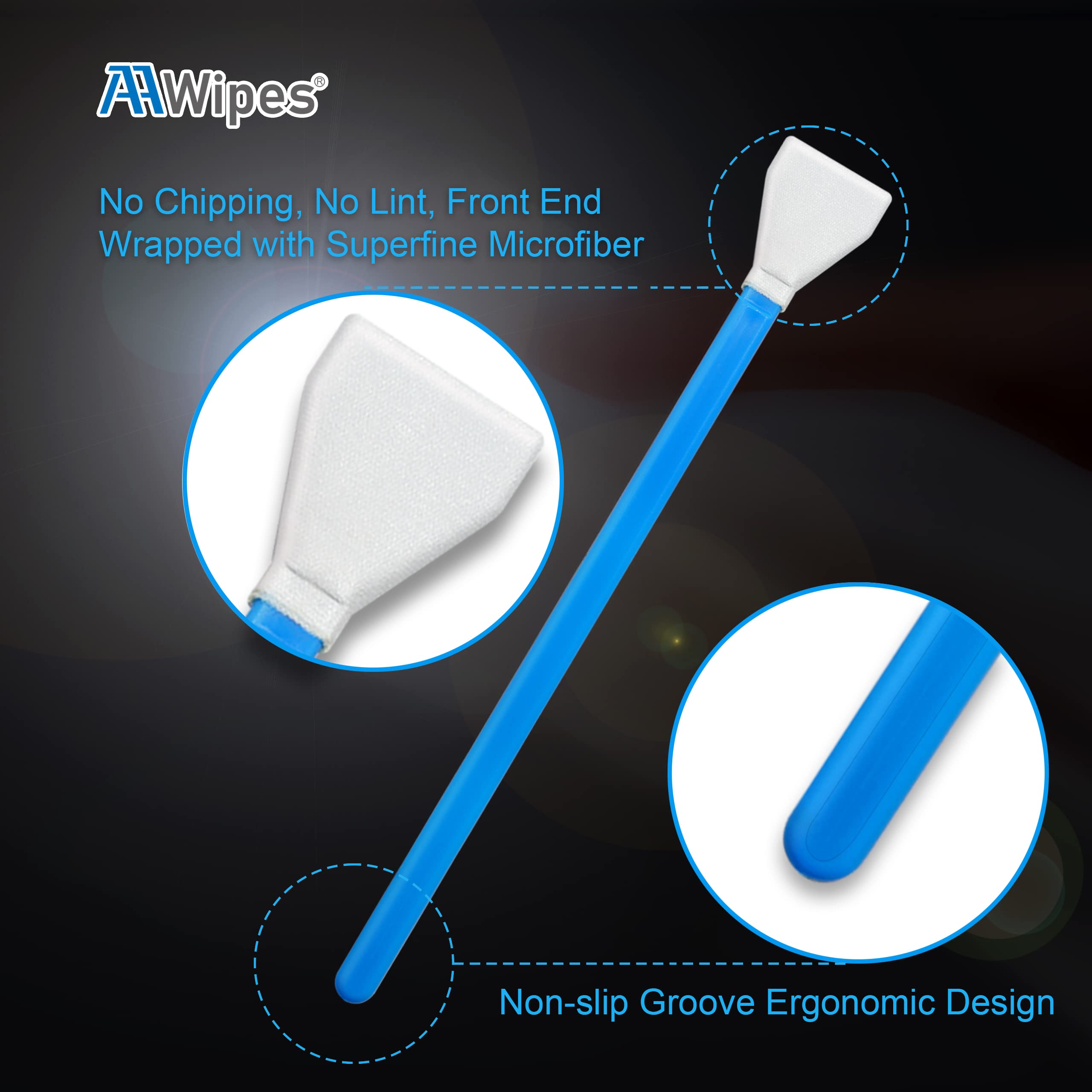 Aawipes Sensor Cleaning Swabs For Aps C Sensors Of Ddr Dslr Or Slr Camera (20 Pack Of 16 Mm Sensor Cleaning Swabs) (Hcs 16)