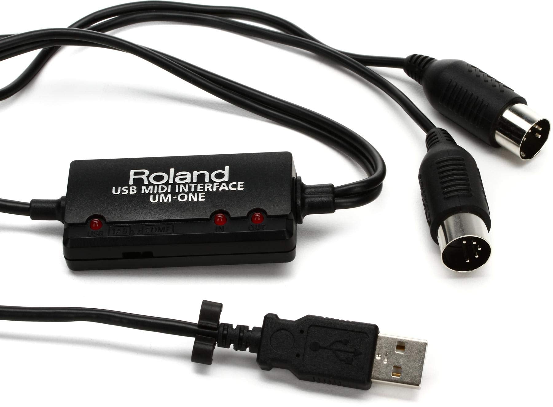 Roland Um One Mk2 One In Two Out Midi Cable
