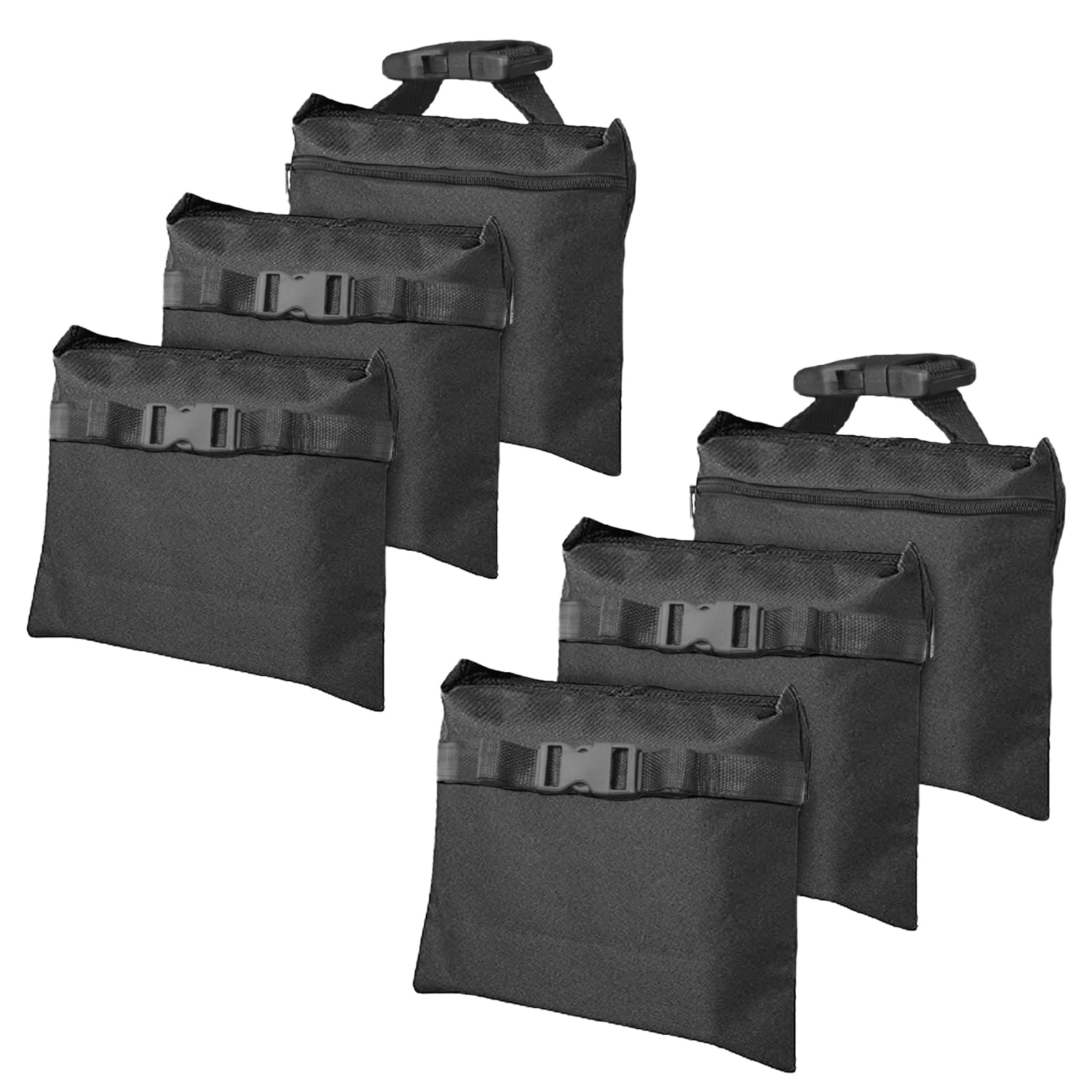 6 Packs Sand Bags   Heavy Duty Sandbags For Backdrop Stand, Sandbag For Weight, Weight Sand Bags With Zipper And Buckle Straps F