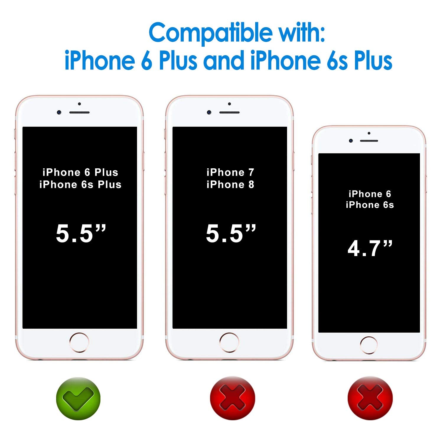 Jetech Case For Iphone 6S Plus And Iphone 6 Plus, Slim Protective Cover With Shock Absorption, Carbon Fiber Design, Black