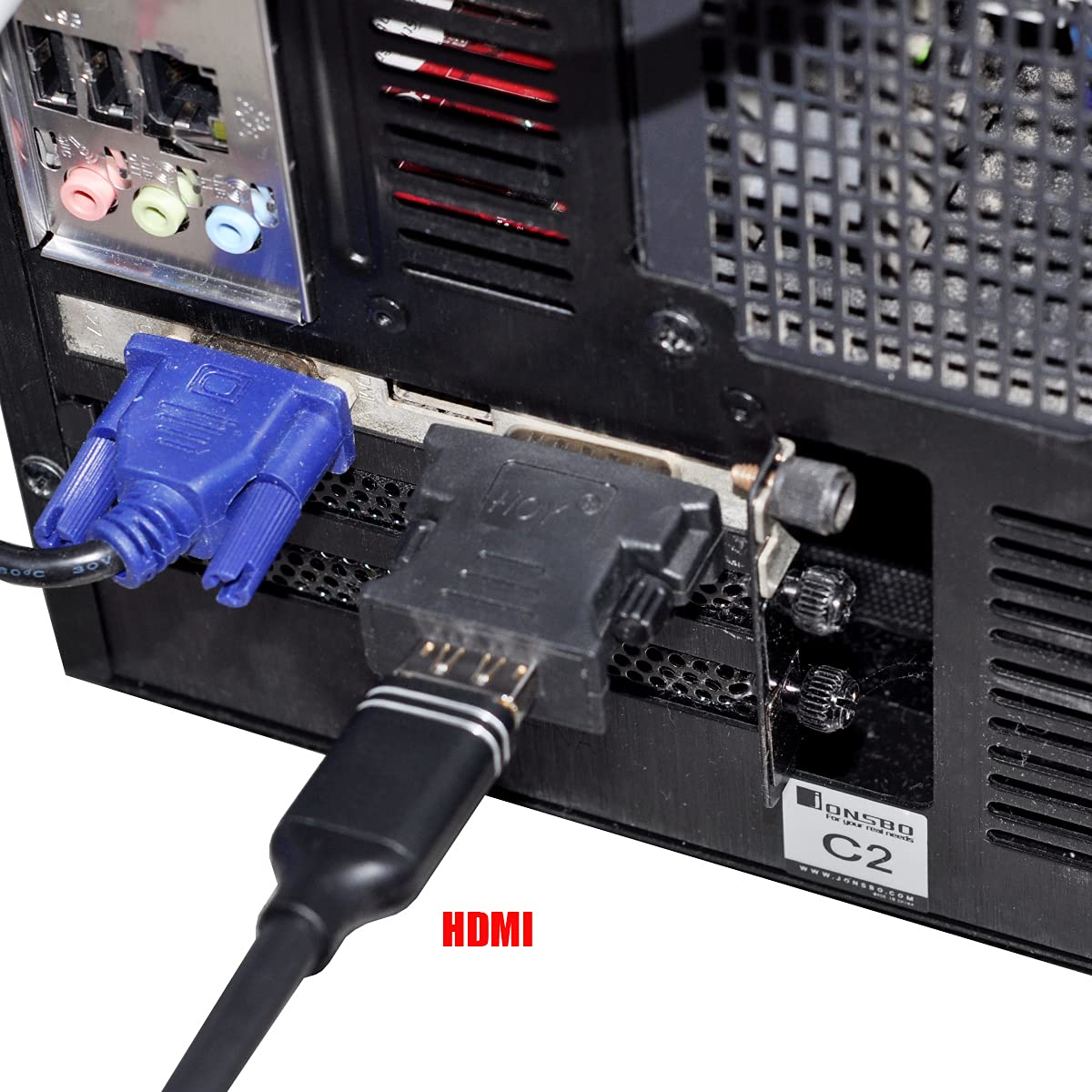 Chenyang Lfh Dms-59Pin Male To Hdmi 1080P Female Extension Adapter For Pc Graphics Card