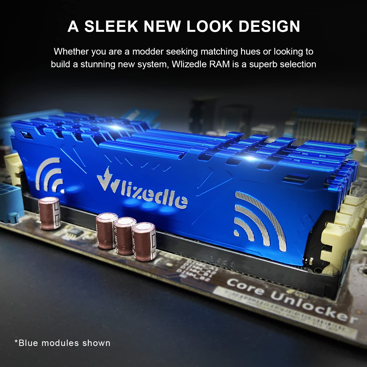 Ddr3 Ram 4Gb 1333Mhz Cl9 Dimm Wlizedle Desktop Memory Pc3 10600 240 Pin 1.5V 2Rx8 Dual Rank Channel Non Ecc Unbuffered Pc Comput