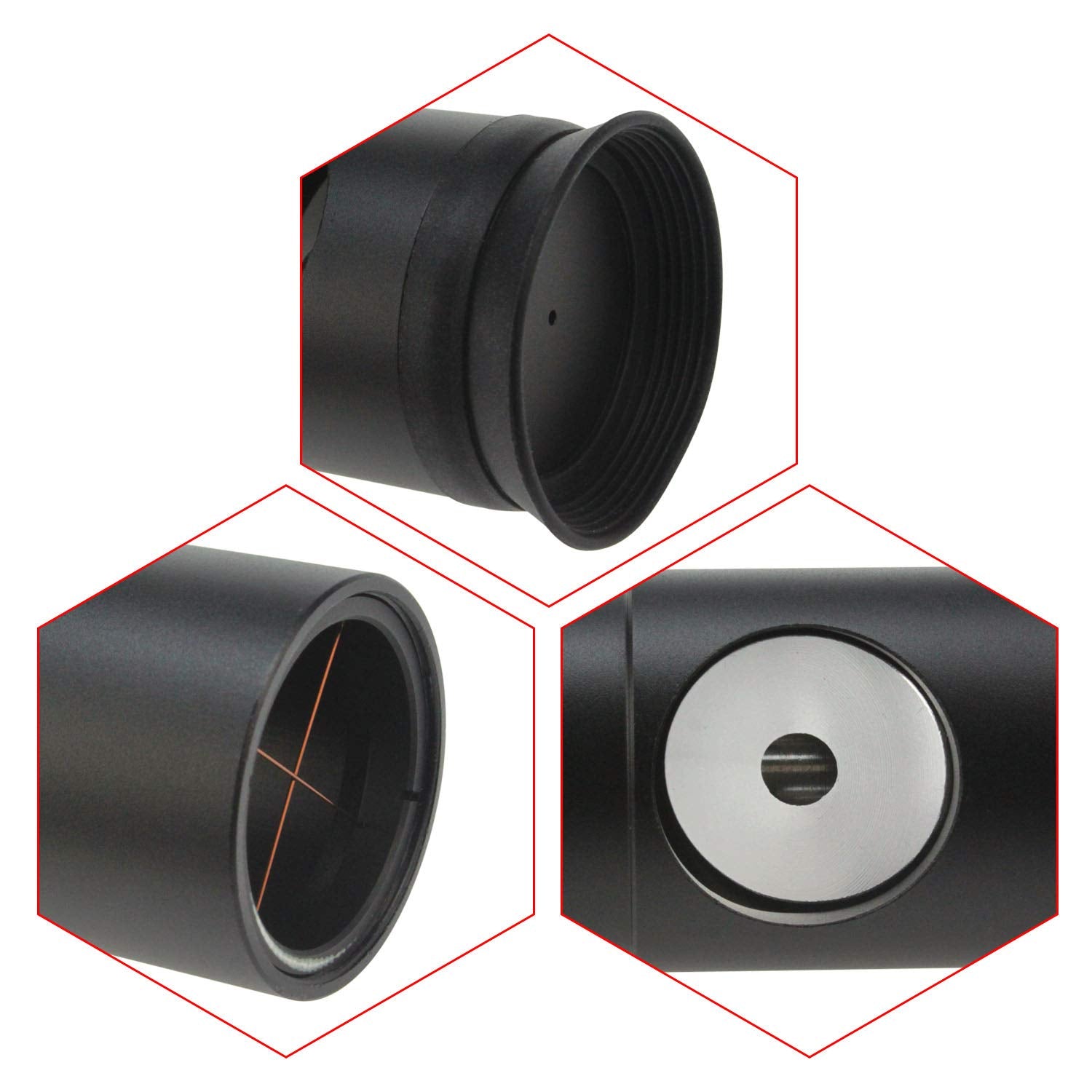 Alstar 1.25Inch Metal Collimating Cheshire Eyepiece Without Laser For Newtonian Reflector Telescope   Short Version