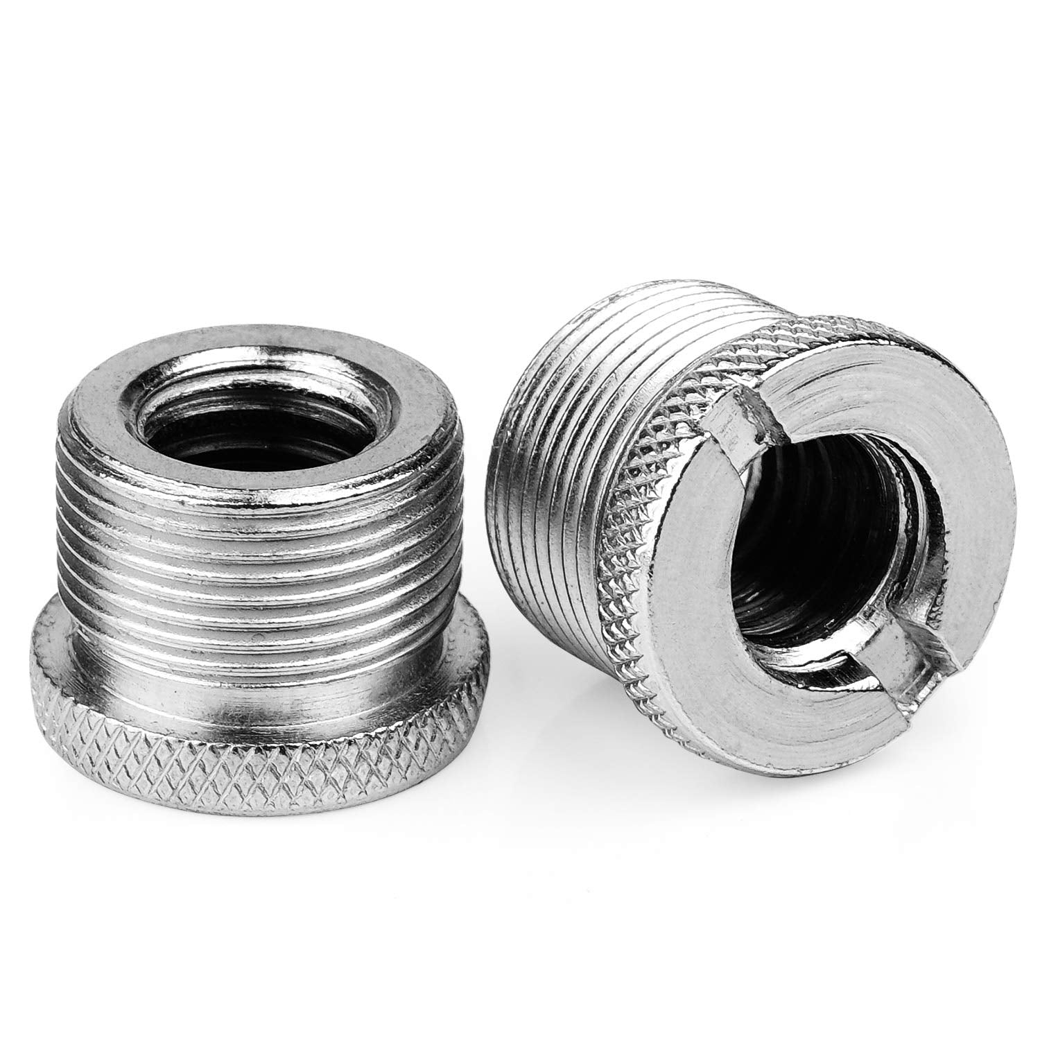 Anwenk Mic Stand Adapter 5/8 To 3/8 Adapter Male To Female Mic Screw Adapter Microphone Stand Adapter Compatible With Blue Yeti/