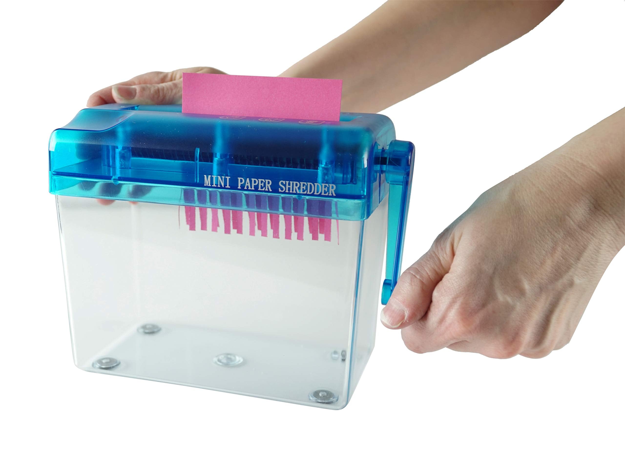 Home X Hand Crank Paper Document Shredder, Office And Teaching Supplies