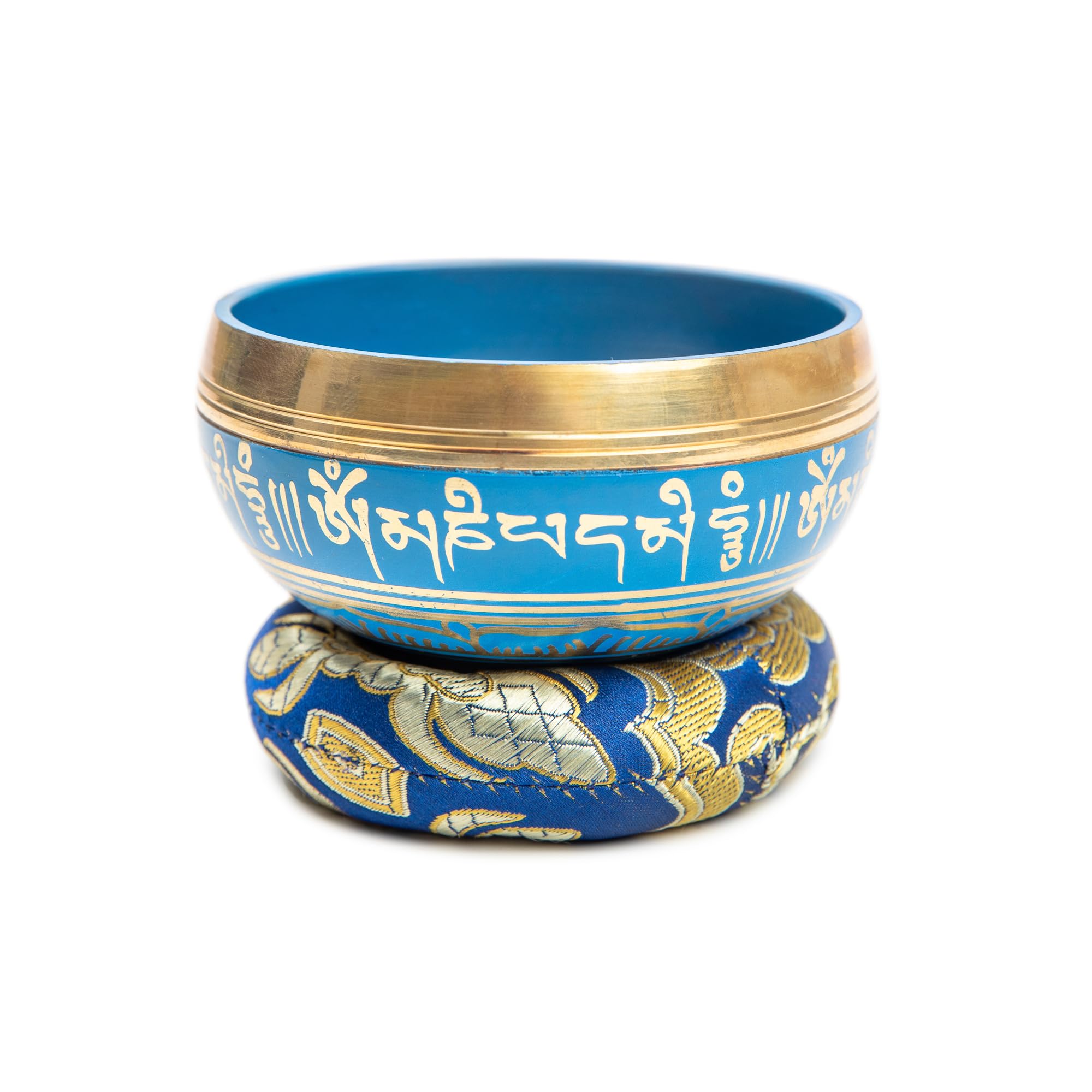 Tibetan Singing Bowl Set Bronze   Master Healing Grade   Authentic Handcrafted Sound Bowl By Himalayan Bazaar