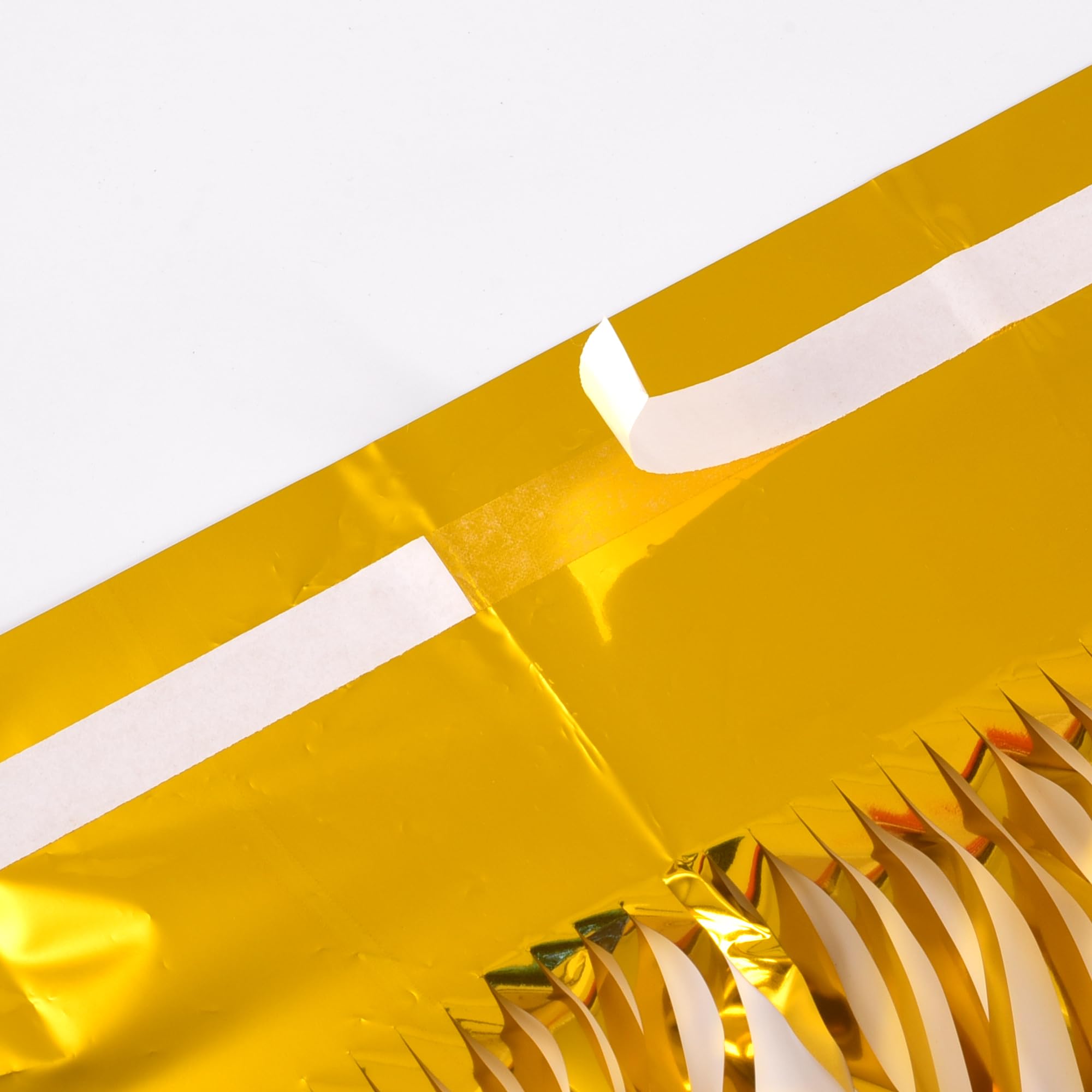 Braveshine Gold Foil Fringe Backdrop Curtain   Metallic Tinsel Photo Backdrop Streamers For Men 50Th Birthdays Decorations, Anni