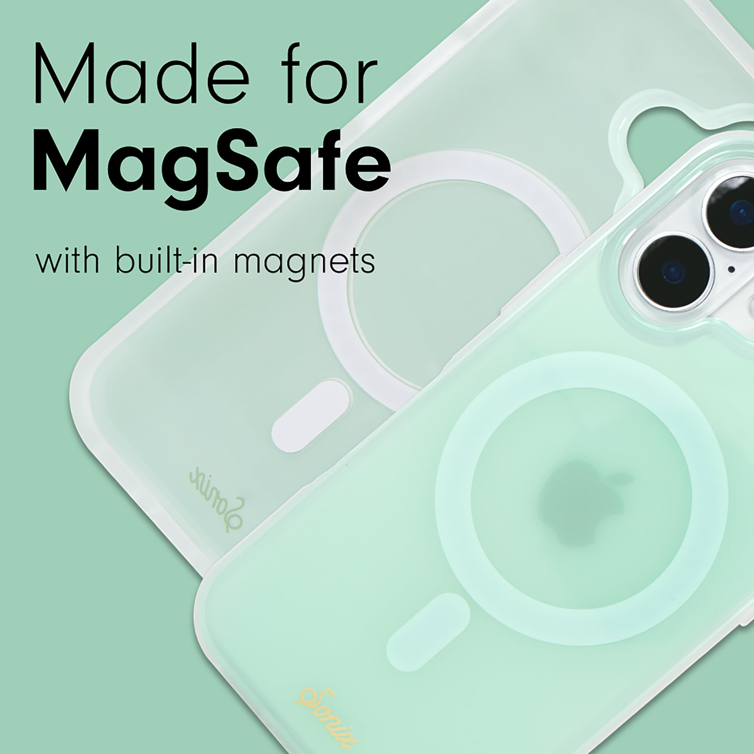 Sonix Case For Iphone 16 Plus | Compatible With Magsafe | 10Ft Drop Tested | Jelly Mint