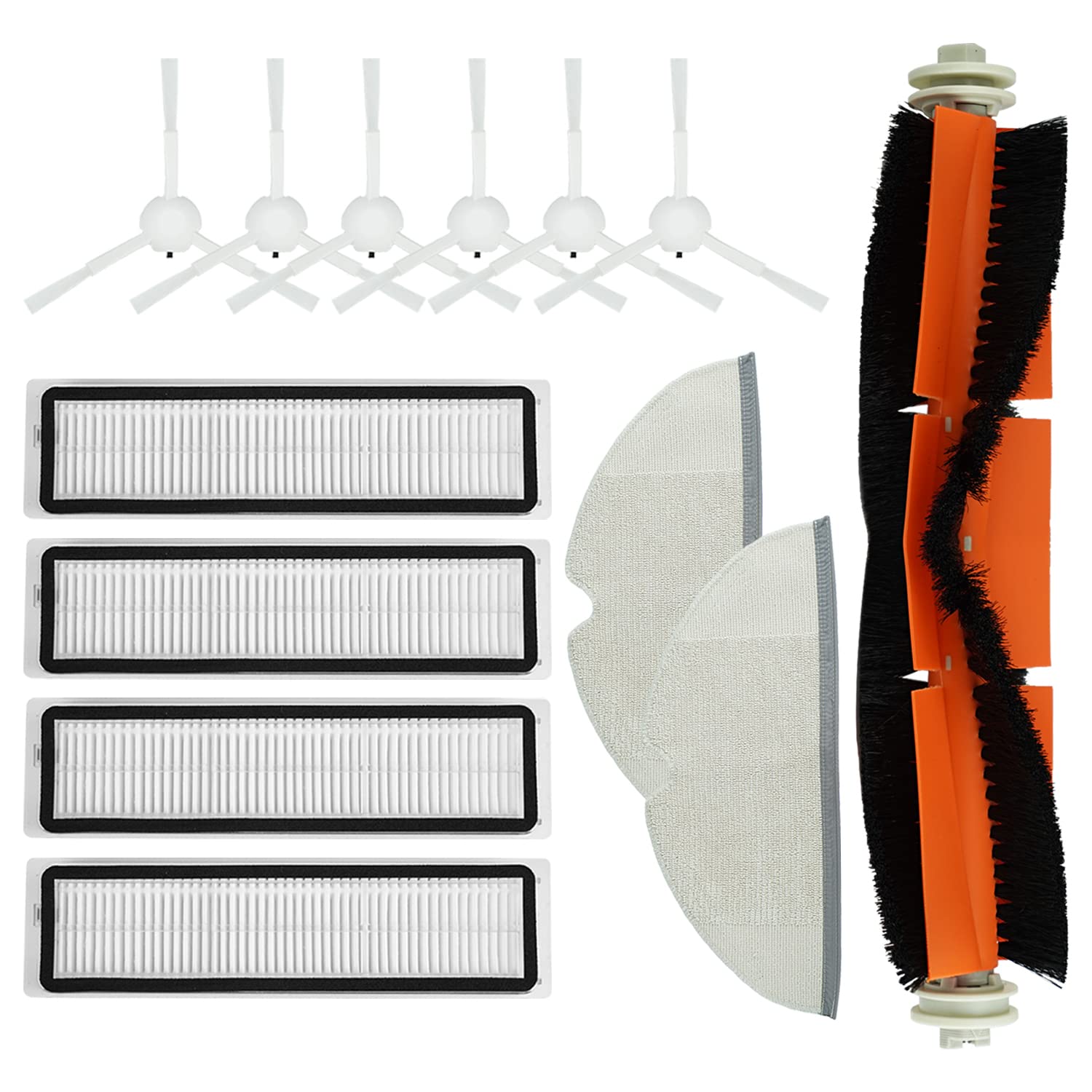 BBT BAMBOOST Replacement Parts fit for Dreame D9,D9 max,D9 pro,L10,L10 pro, Filters Main Rolling Brushes Side Brush Mop Clothes 