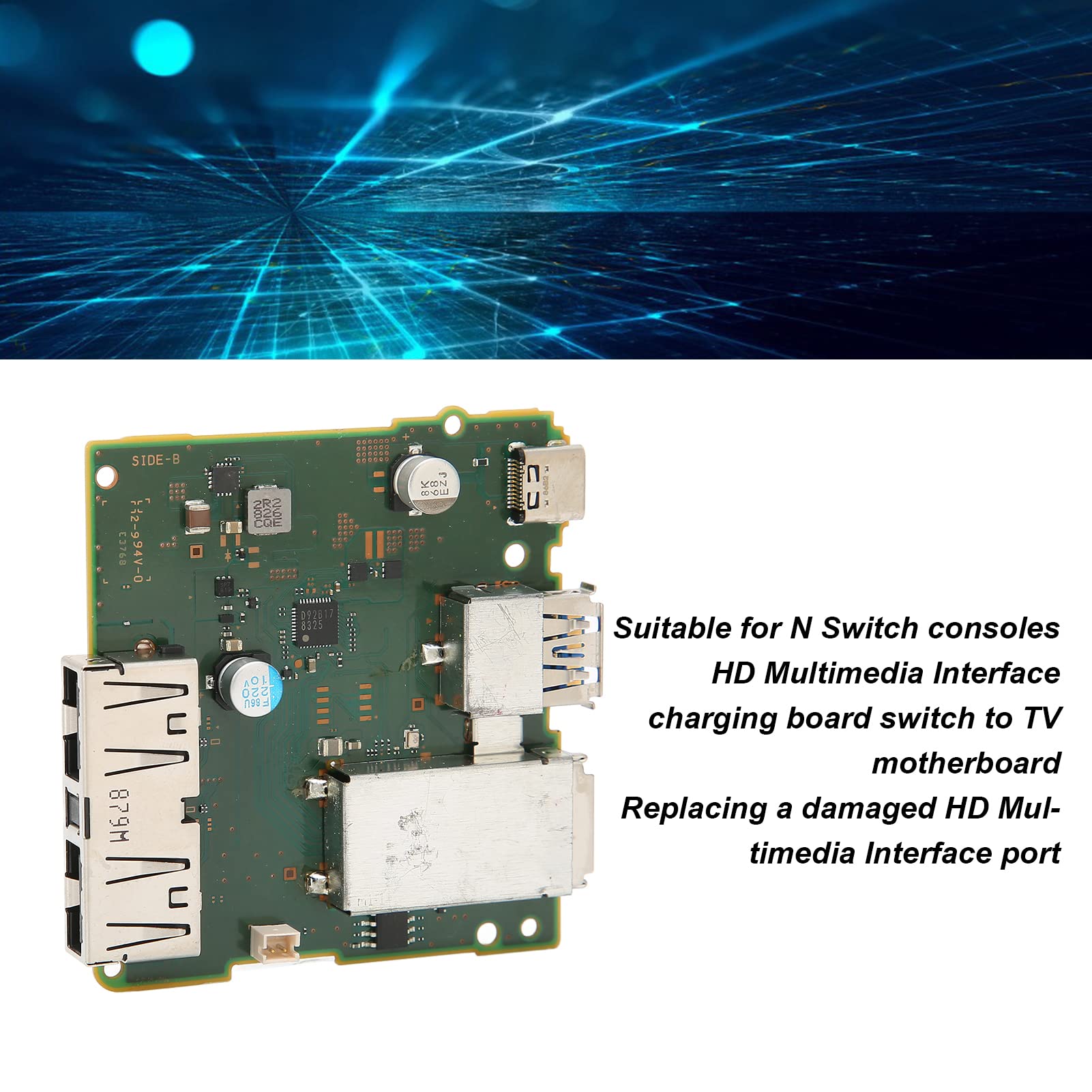 Ashata Charging Board Switch Docking Station Motherboard Pcb Replacement For N Switch Consoles,Docking Station Circuit Board Cha