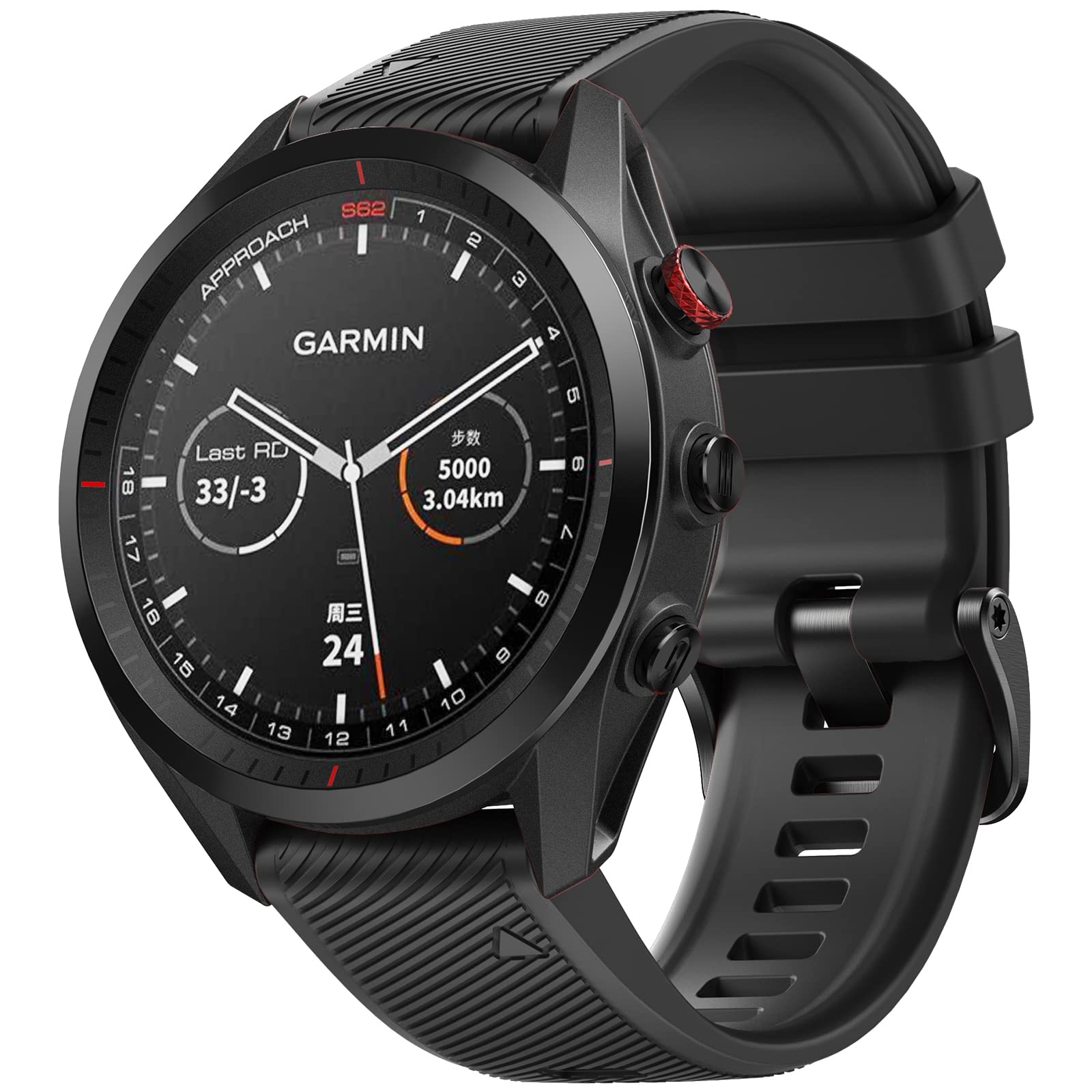 Ancool 22Mm Band Compatible With Garmin Fenix 5 Band ,Soft Sport Skin Friendly Waterproof Fenix 6 Wristband Strap For Approach S