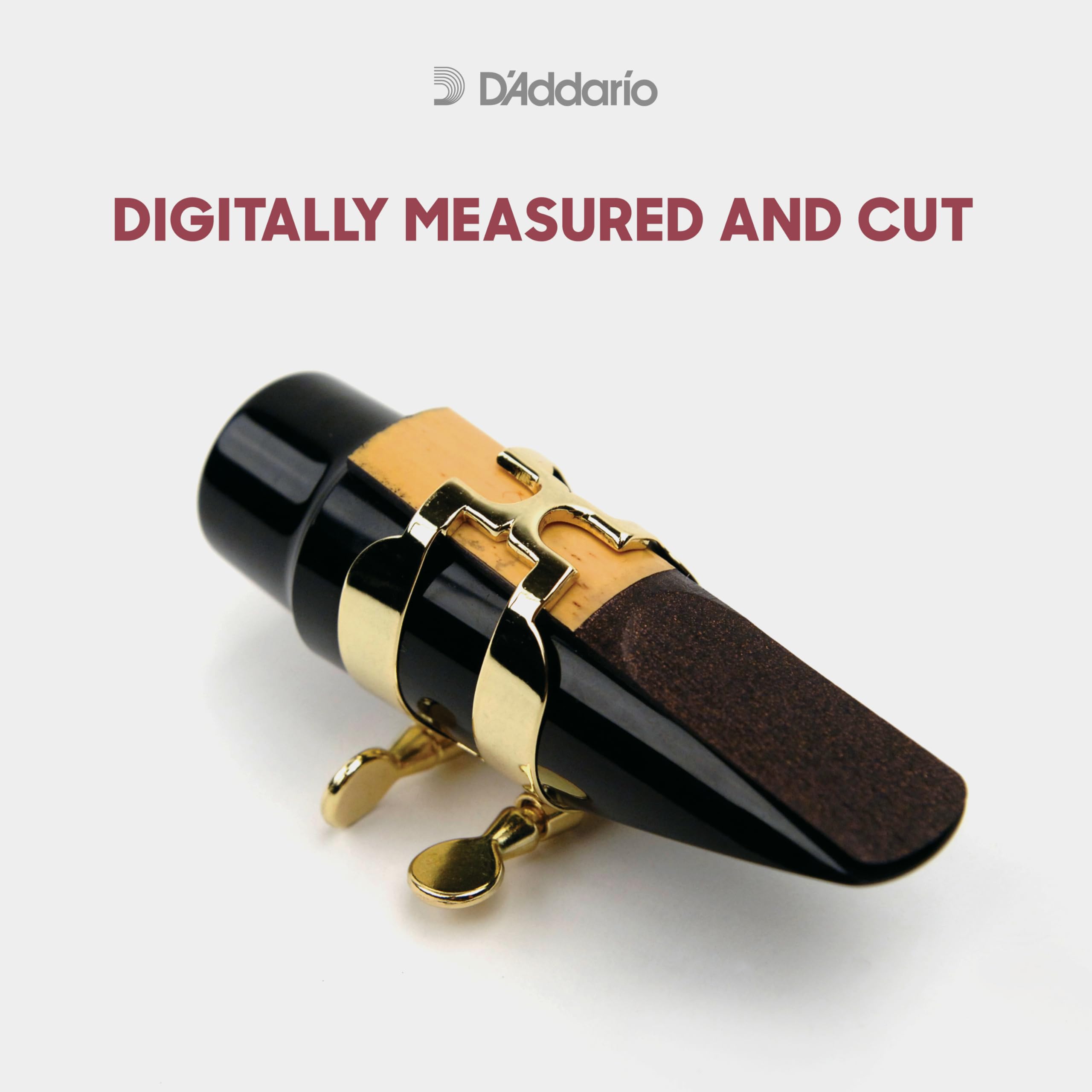 Daddario Woodwinds Plasticover Alto Sax Reeds, Strength 3.5, 5-Pack