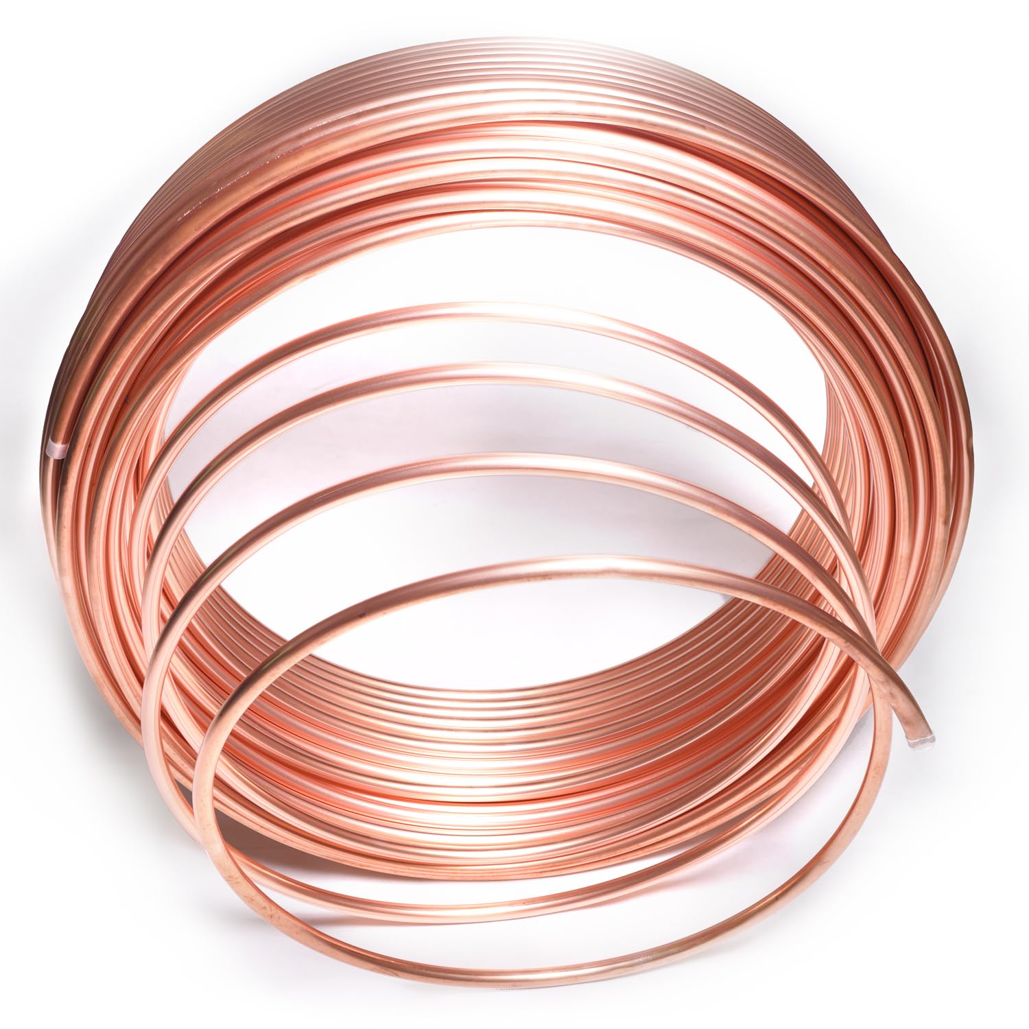 Tnisesm 3/16'' Brake Line Tubing Kit, Upgrade Flexible Copper Nickel Brake Line Tubing Roll For Hydraulic Brakes Fuel Transmissi