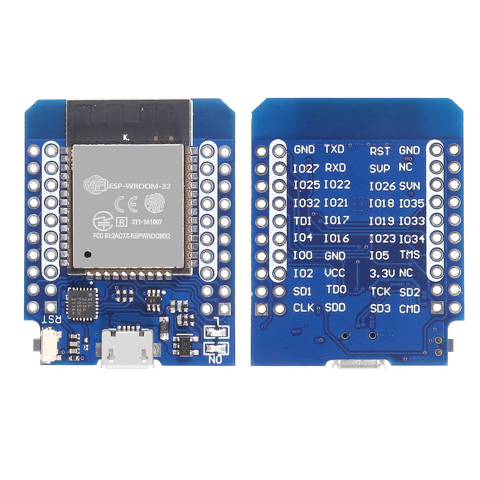 Aceirmc D1 Mini Nodemcu Esp32 Esp Wroom 32 Wlan Wifi Bluetooth Iot Development Board 5V Compatible For Arduino (3Pcs)