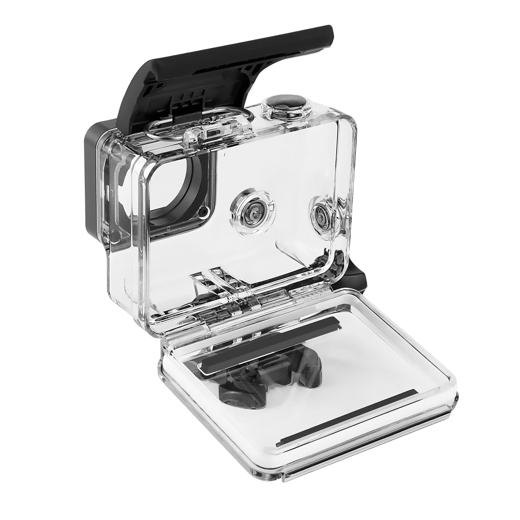 Yallsame Waterproof Case For Gopro Hero 4 3 3+, 131Ft Underwater Protective Housing Accessories Ideal For Scuba Diving, Snorkeli