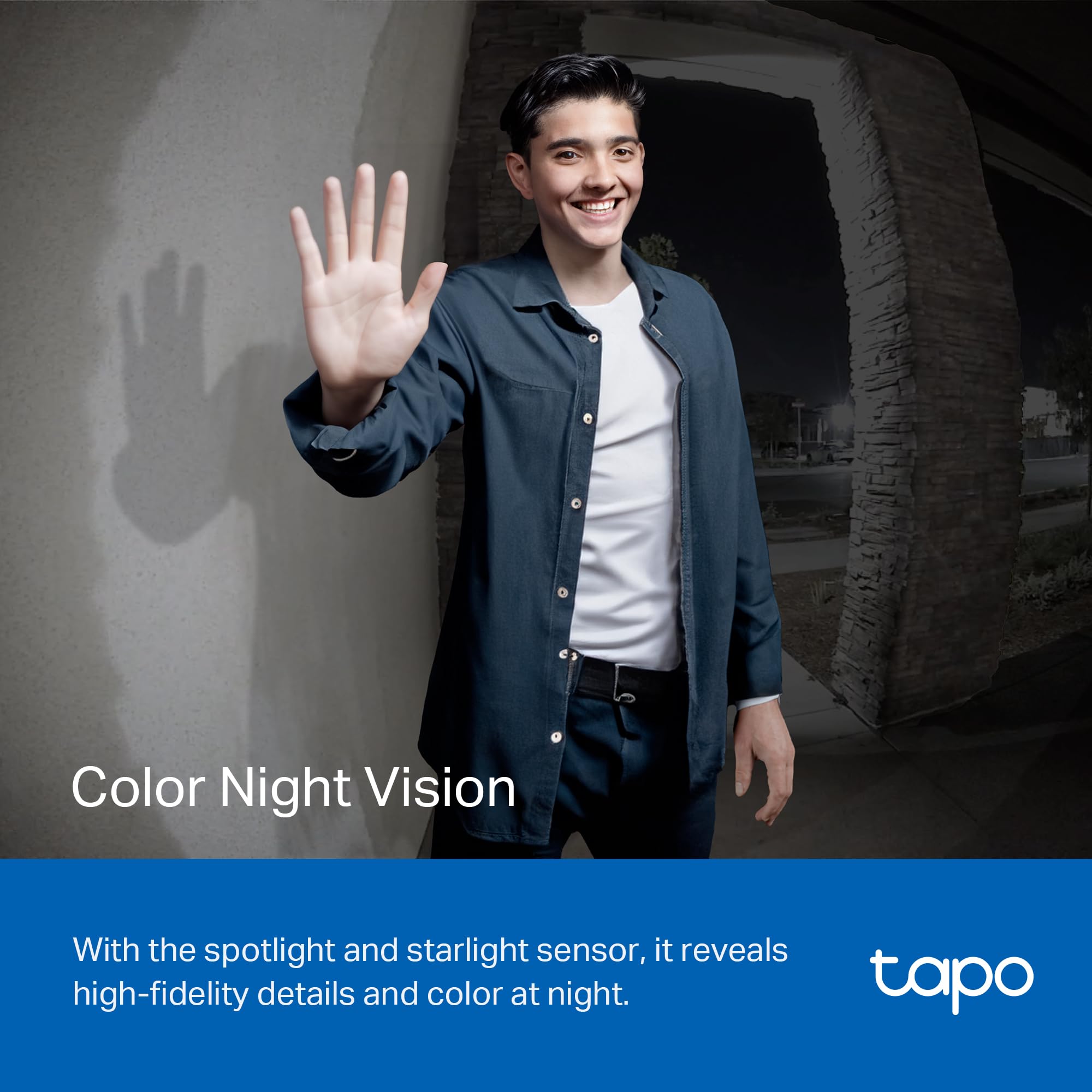 Tapo Tp-Link Smart Video Doorbell Camera, Chime Included, 2K 5Mp, Color Night Vision, 2-Way Audio, Free Ai Detection, Cloud/Sd C