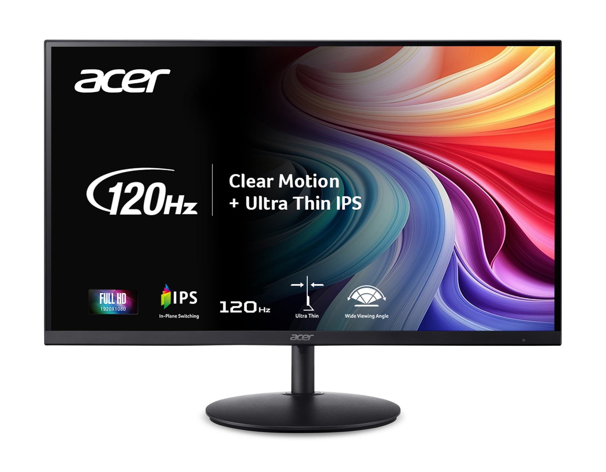 Acer Sh242Y G0Bih 23.8'' Ips Full Hd (1920 X 1080) Ultra Thin Gaming Office Monitor | Adaptive Sync Support (Freesync Compatible