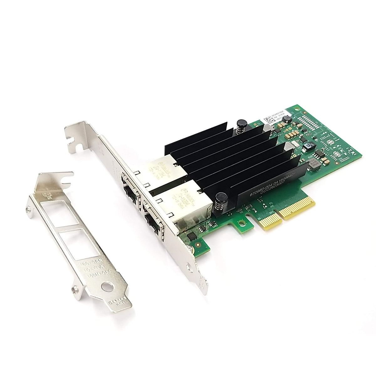 Hinyseno Dual Port 10Gbe Rj 45 Pci Express X 4 Gigabit Ethernet Server Adapter Dual Port Network Interface Controller Card For X
