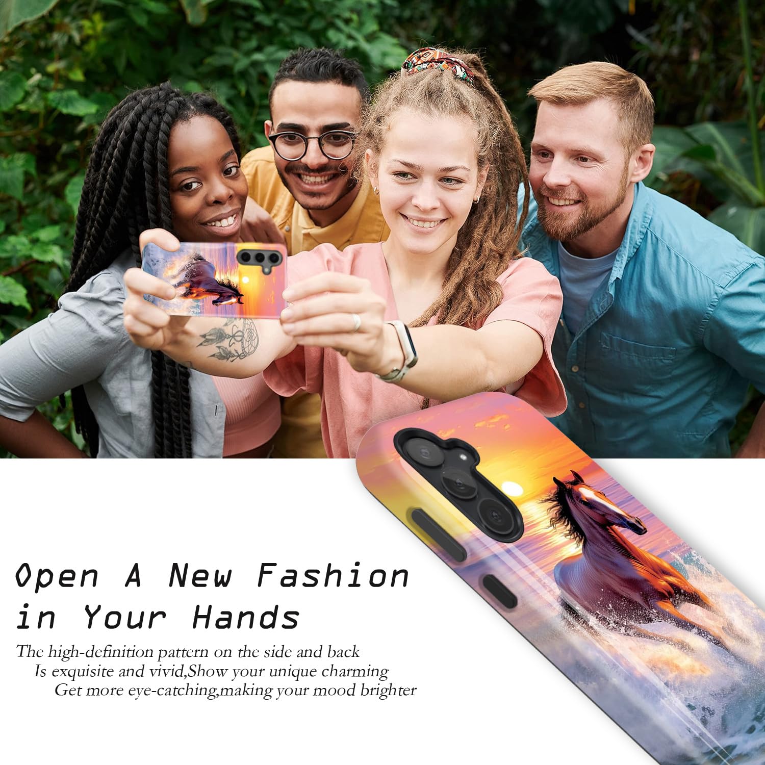 Ziskgzo Compatible For Samsung Galaxy S24 Fe 5G Case, 2 Layer Hard Shell Silicone Cover 2 In 1 Shockproof Protective Phone Case,