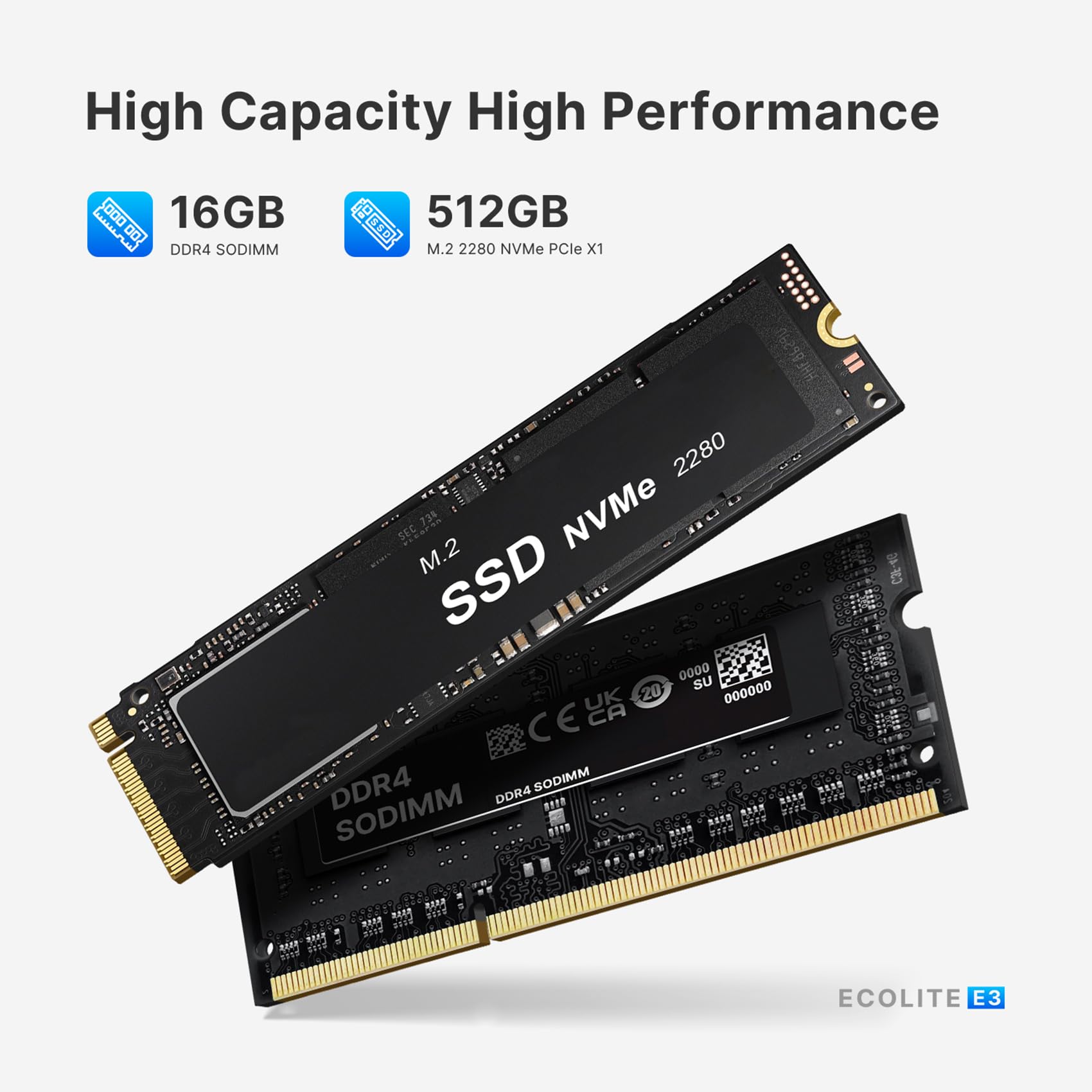 Bosgame E3 Mini Pc, Intel N150(Beat N100/N95) 16Gb Ddr4 Ram 512Gb Ssd Mini Desktop Comuter, Micro Home Server Support 4K Dual Hd