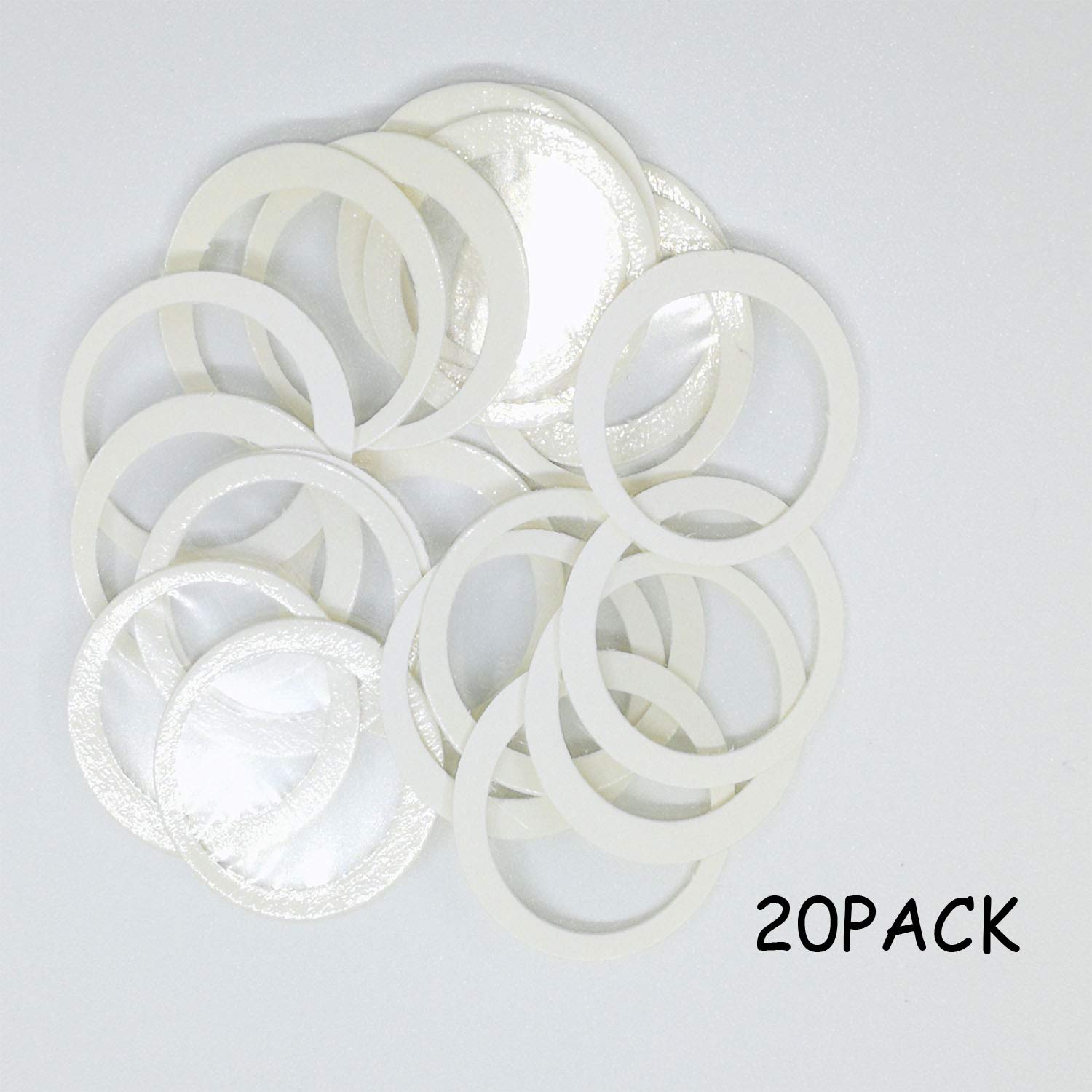 Fartime 7 Pcs Metal Kazoos With 20Pcs Kazoo Flute Diaphragms,Musical Instruments,Good Gift For Kids,A Good Companion For Ukulele