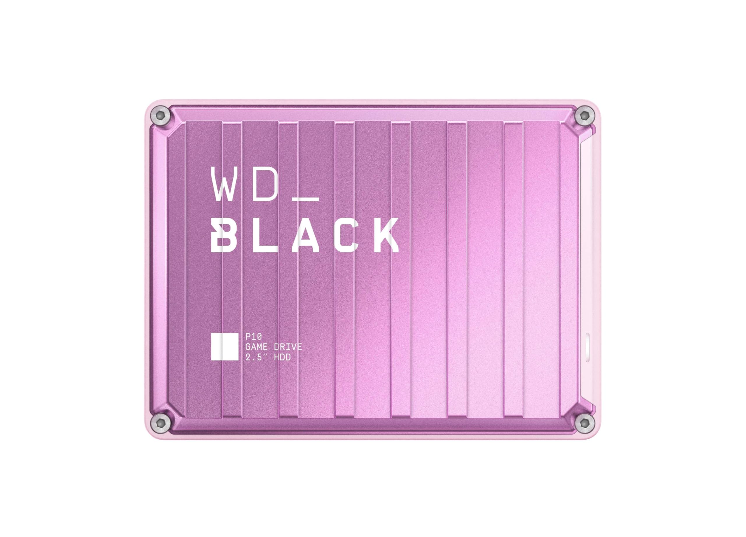 Wd_Black 6Tb Pink P10 Game Drive Portable External Hard Drive Hdd, Works With Playstation, Xbox, & Pc   Wdbz7D0060Bpk Wesn
