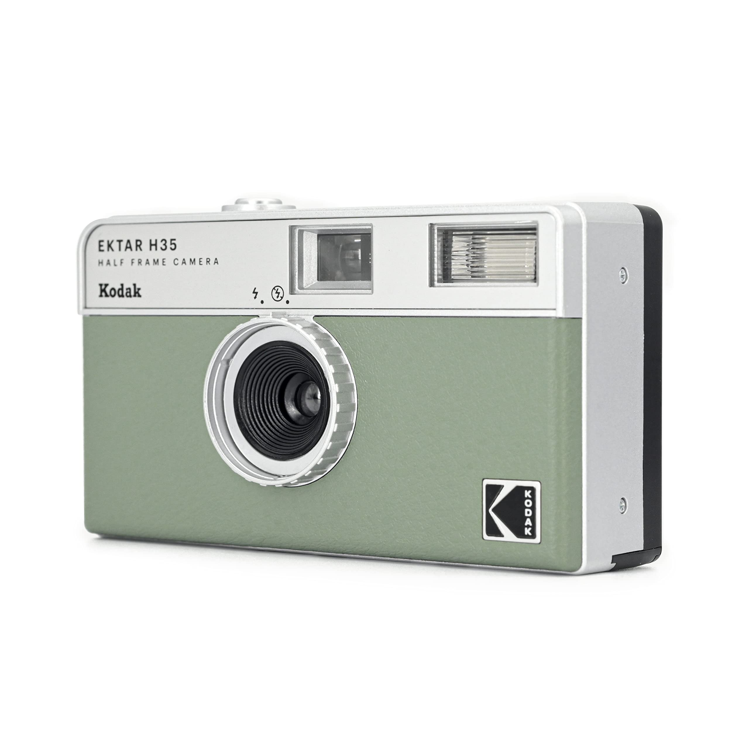 Kodak Ektar H35 Half Frame Film Camera, 35Mm, Reusable, Focus-Free, Lightweight, Easy-To-Use (Sage) (Film & Aaa Battery Are Not