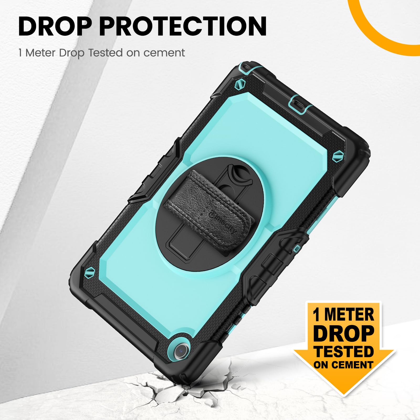 Timecity For Samsung Galaxy Tab A9 Plus Case 11 Inch 2024 (Sm-X210/X216/X218), Shockproof Sturdy Protection Case With Screen Pro